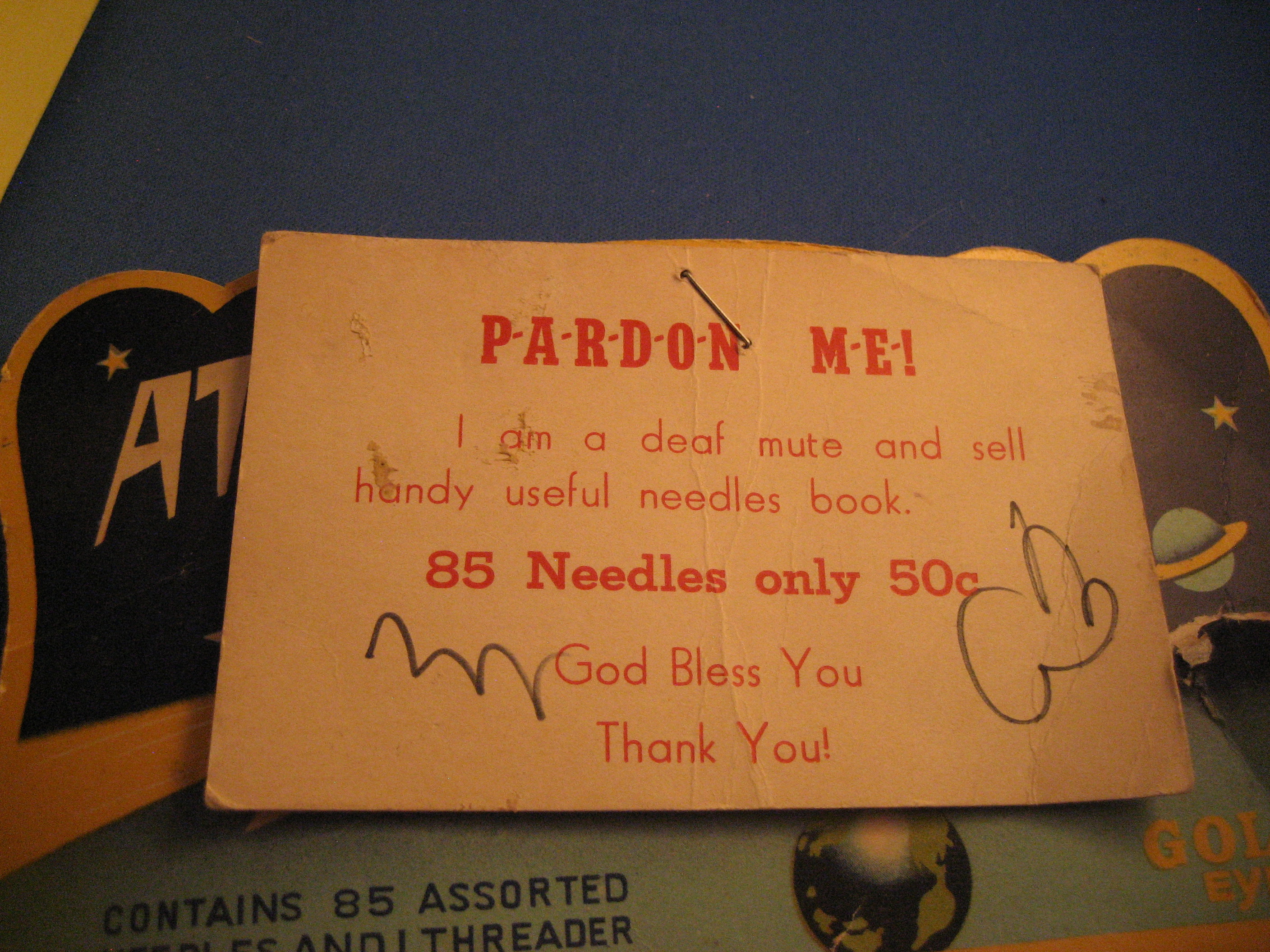 Two Vintage Needle Books