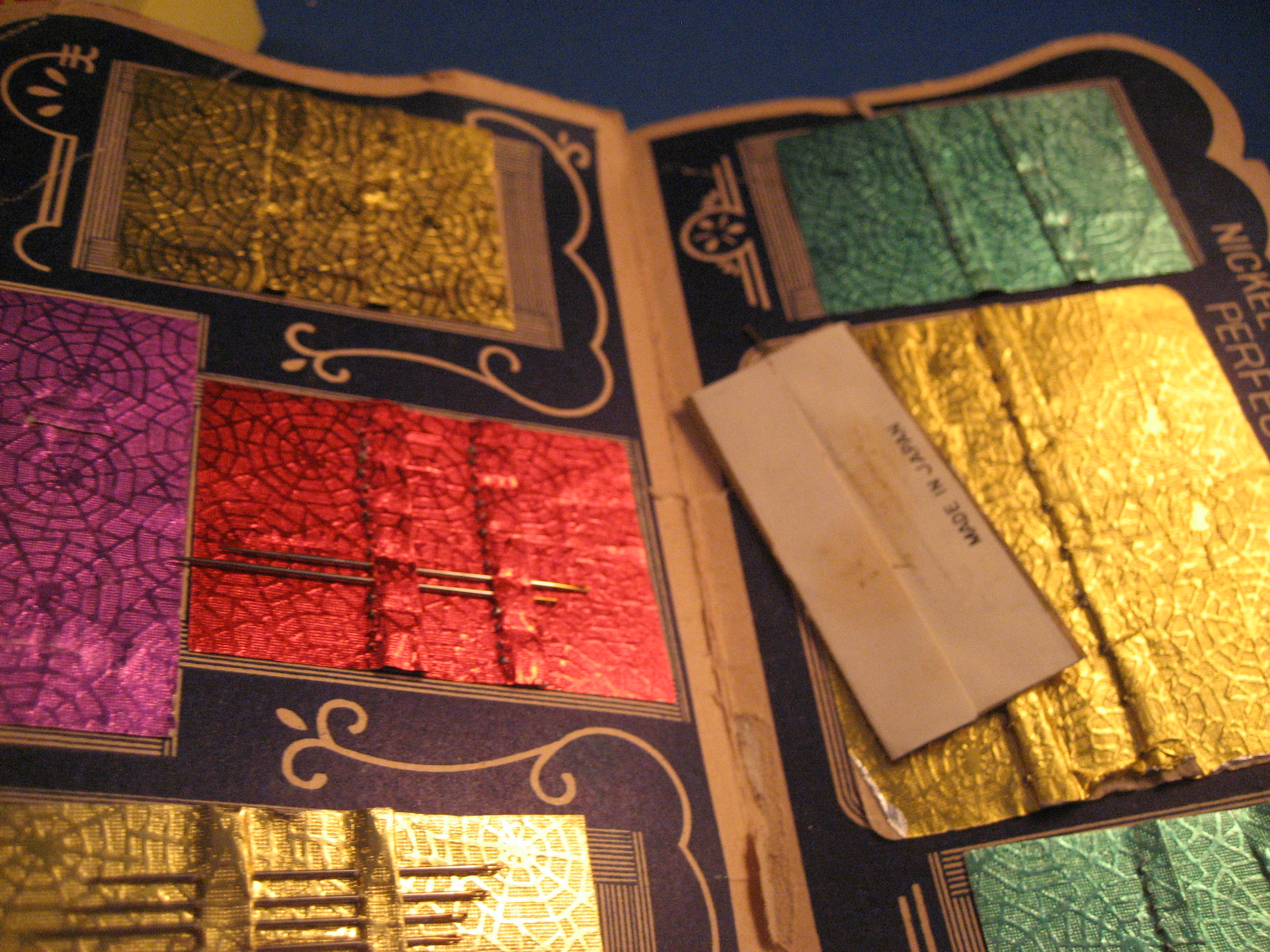 Two Vintage Needle Books