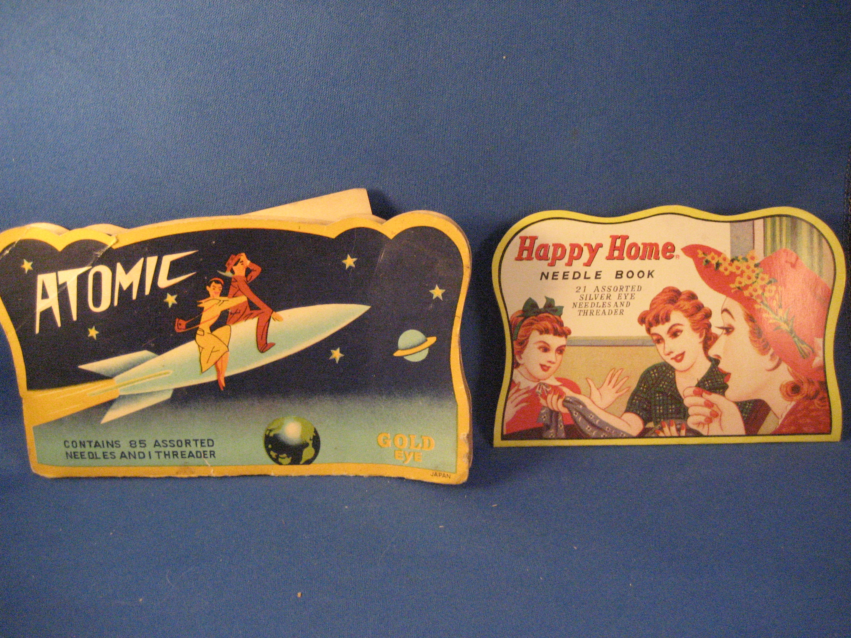 Two Vintage Needle Books