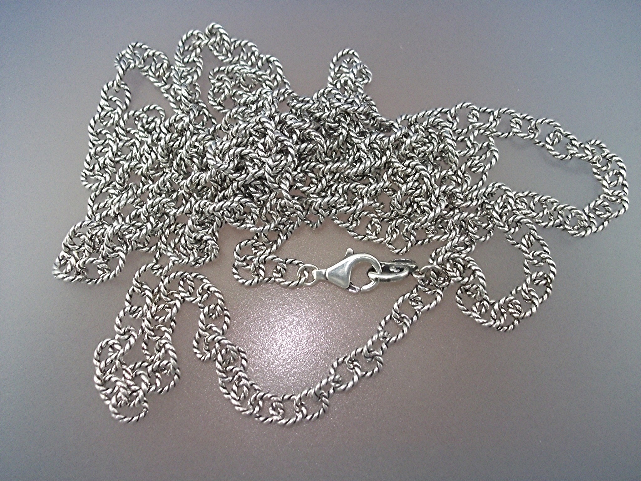 Necklace Sterling Silver 59 inches Chain