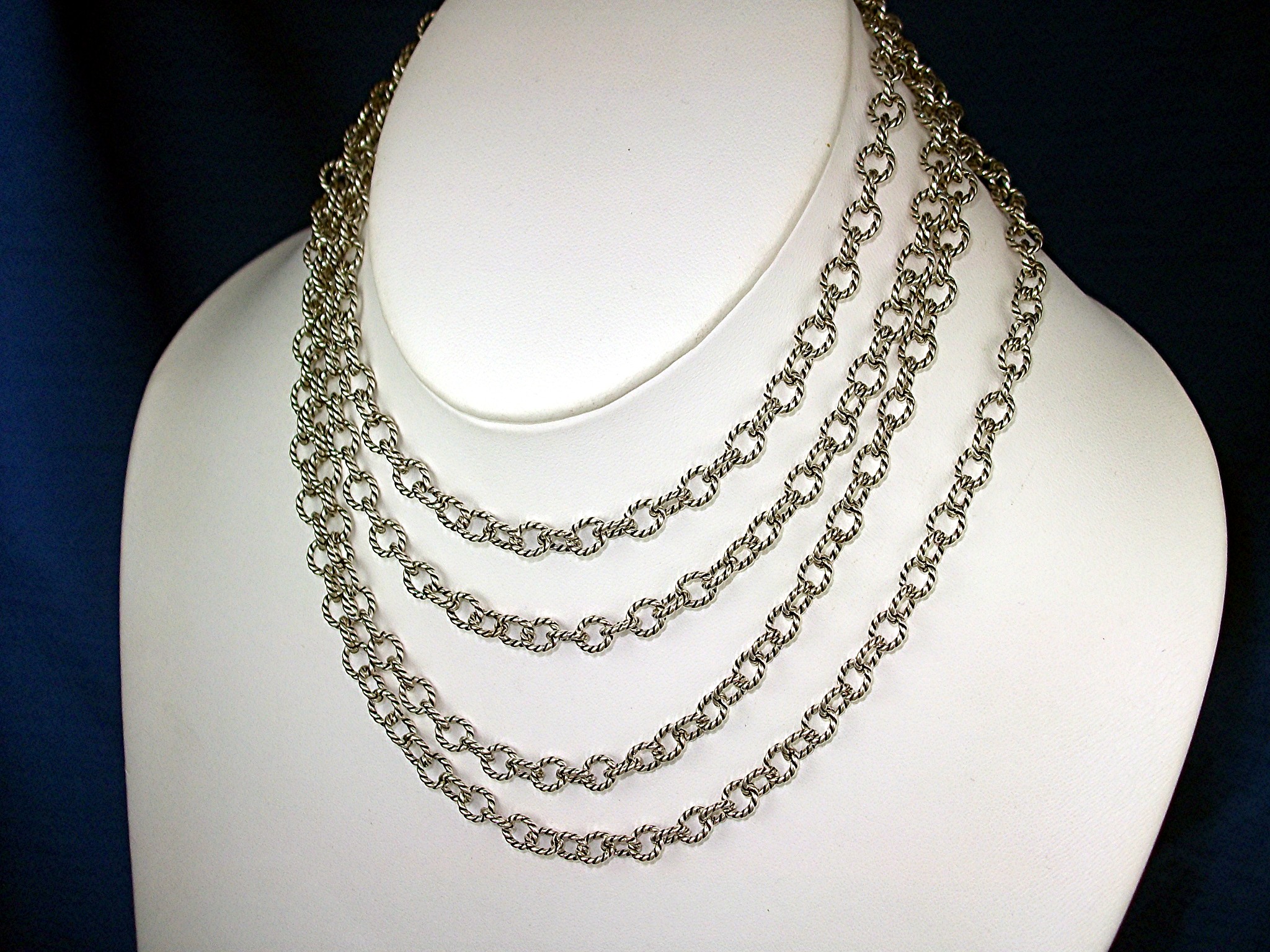 Necklace Sterling Silver 59 inches Chain