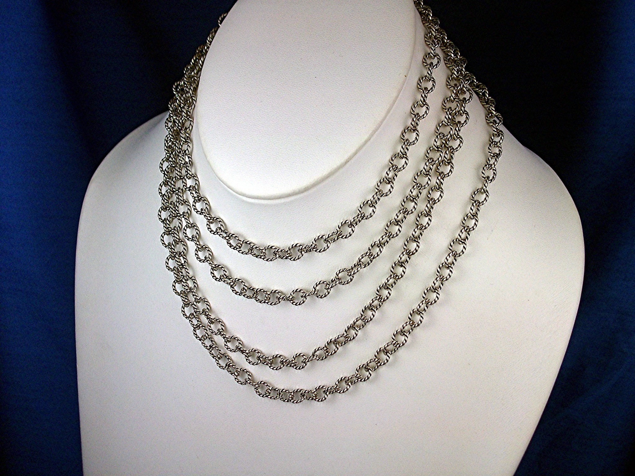 Necklace Sterling Silver 59 inches Chain