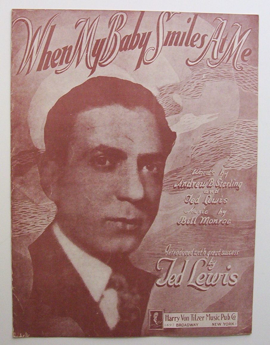 Sheet Music For 1920 When My Baby Smiles At Me