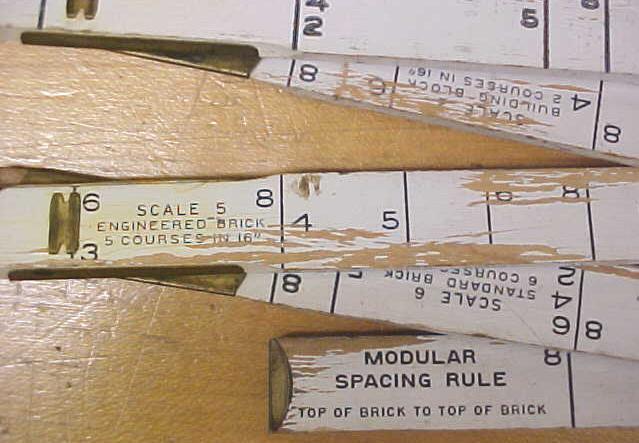 Lufkin Modular Red End Rule No. 646 Brick Scales