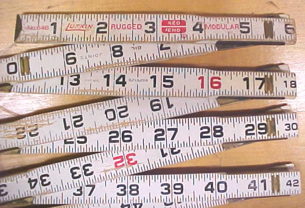 Lufkin Modular Red End Rule No. 646 Brick Scales