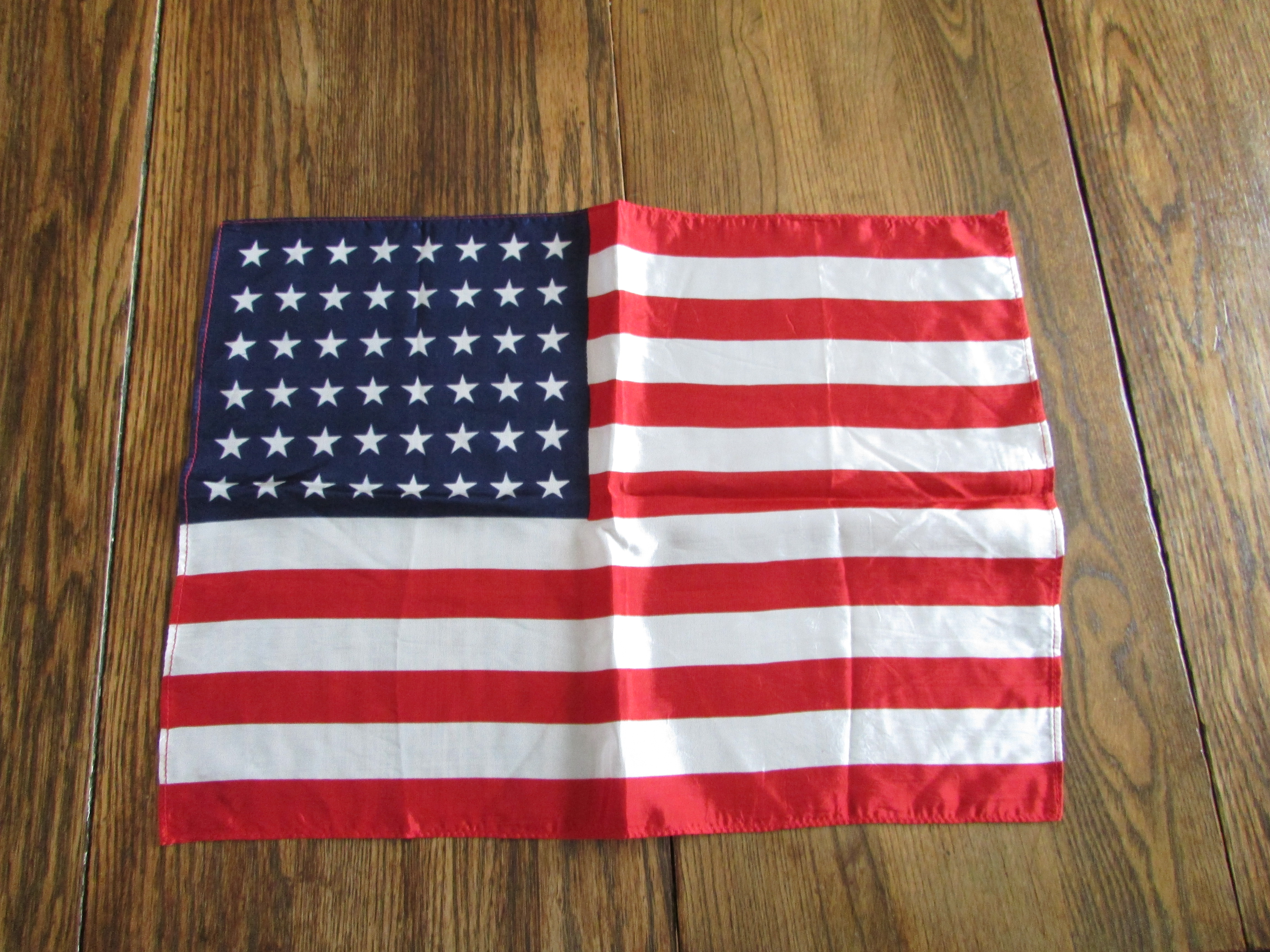 Forty Eight Star Silk Flag Scarf