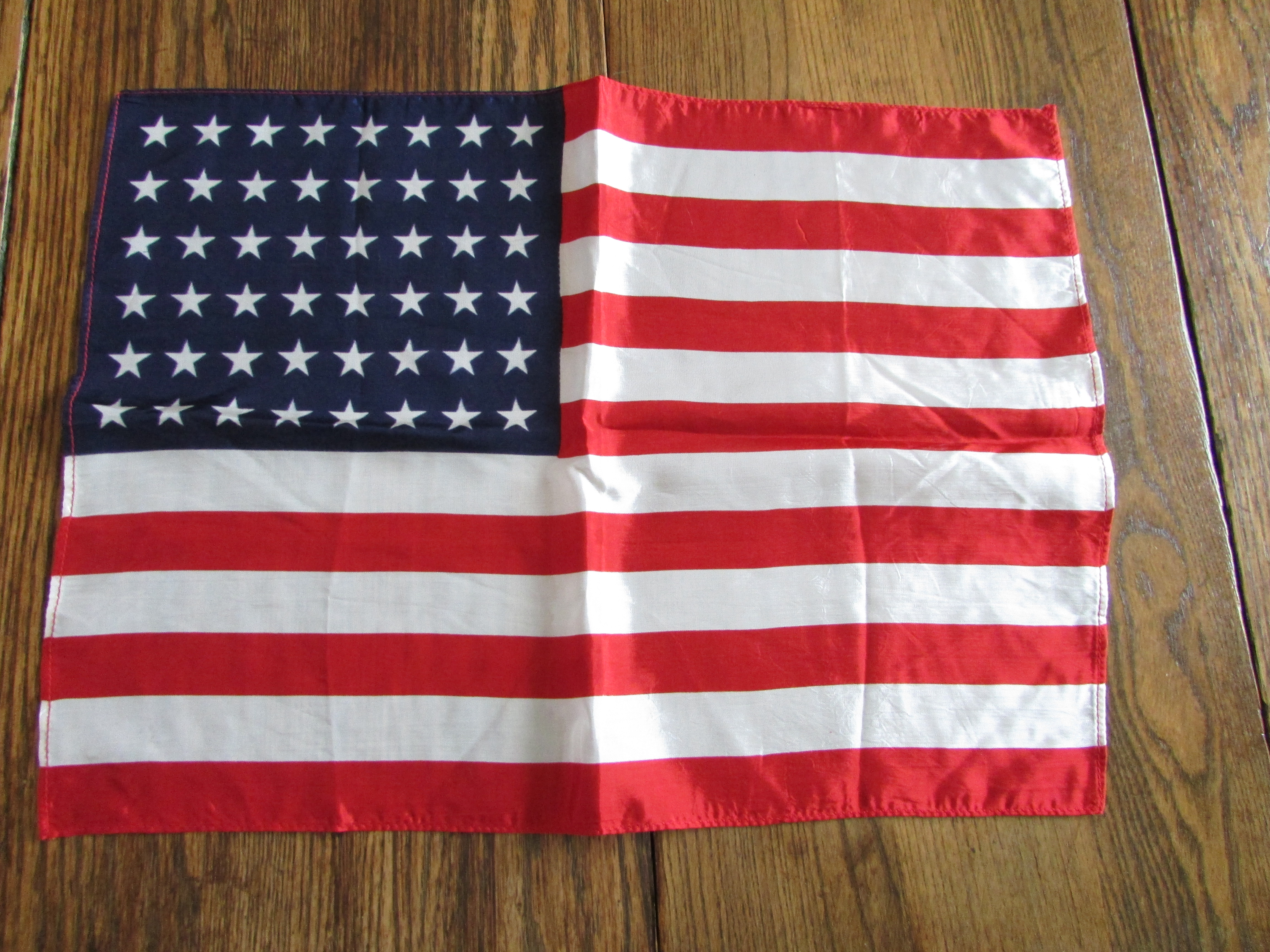 Forty Eight Star Silk Flag Scarf