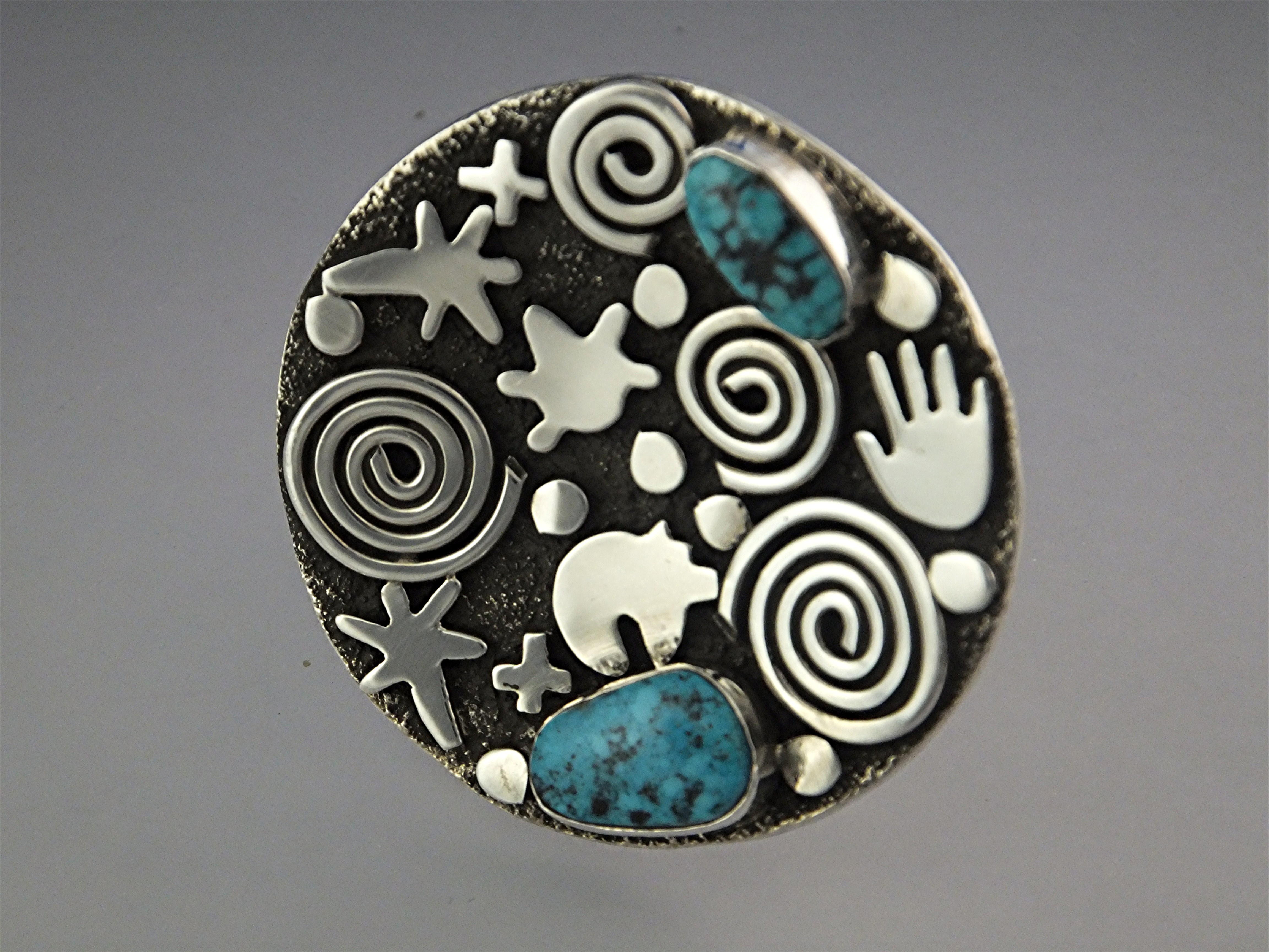 Ring Sterling Silver Turquoise ALEZ SANCHEZ USA