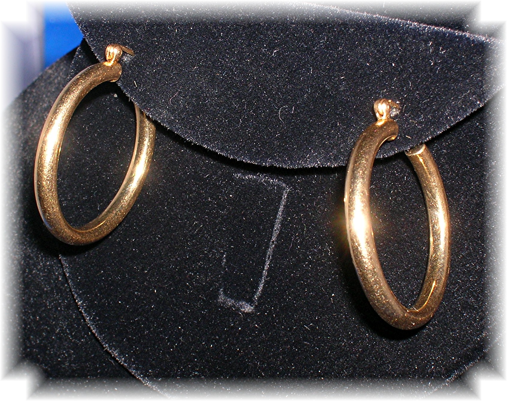 14K Yellow Gold Hoop Earrings