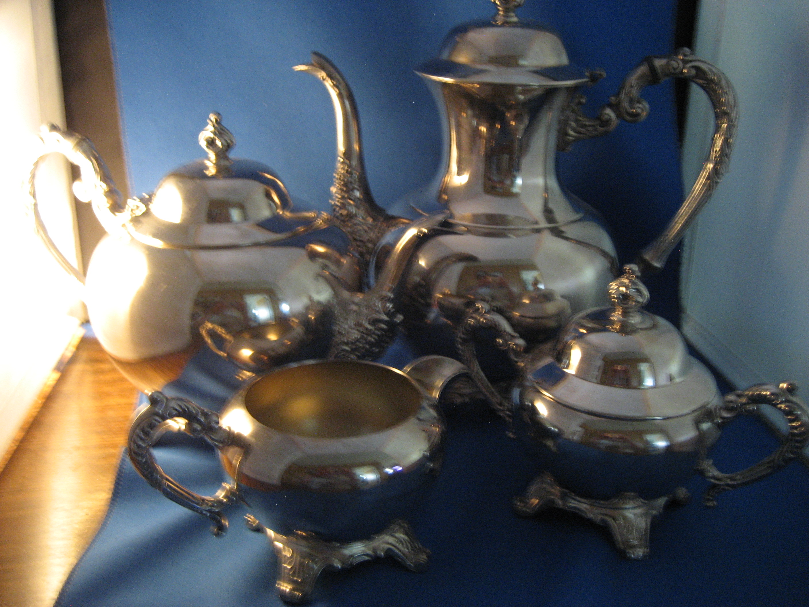 William Rogers Silver Tea and Coffee Set