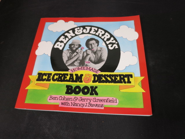 Ben & Jerry's Homemade Ice Cream & Dessert Book 1987 1st print