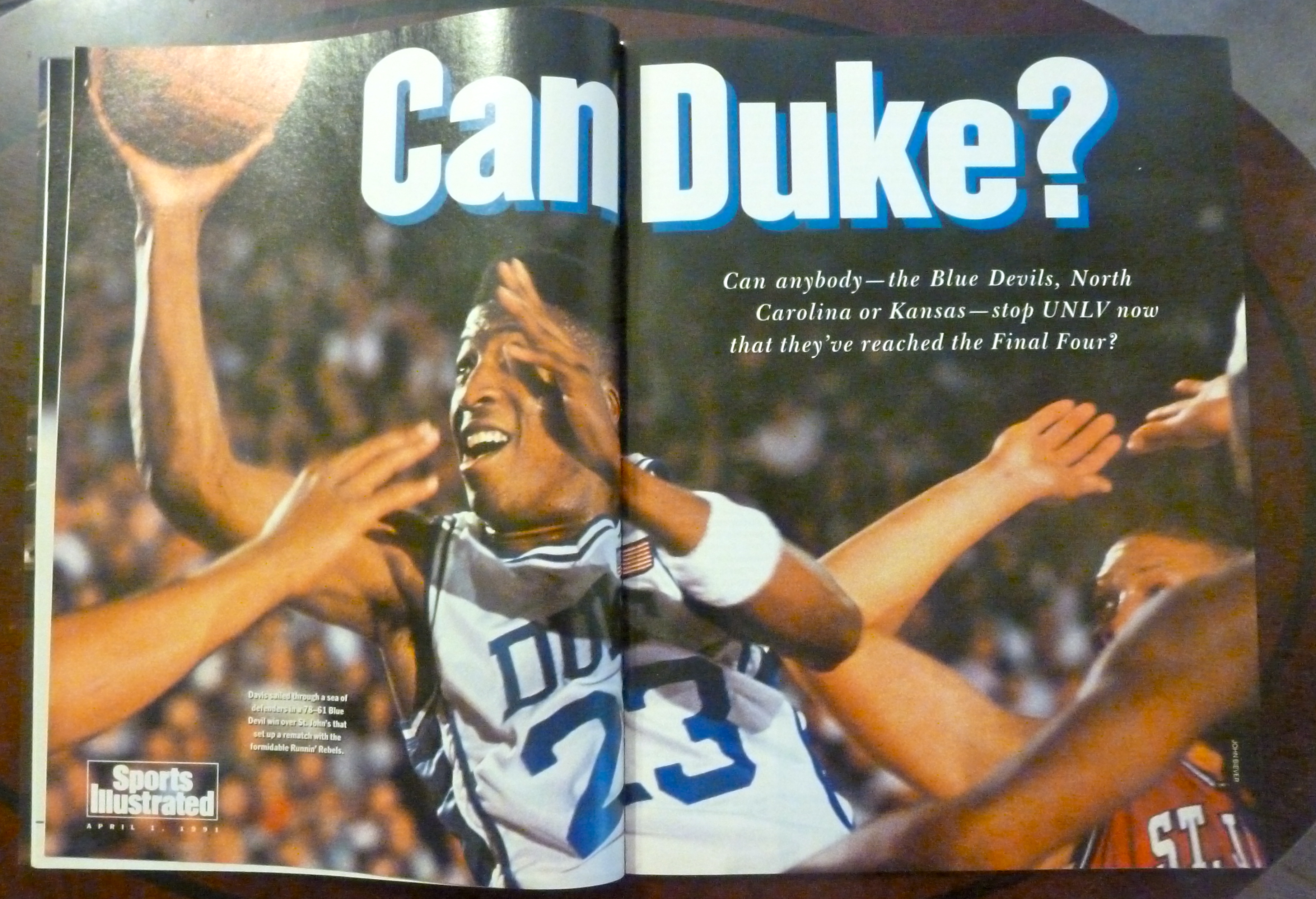 Sports Illustrated Magazine-April 1, 1991-Mark Randall