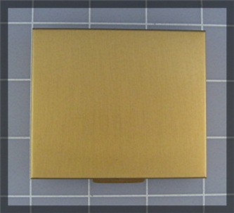 Compact  brushed Gold Tone Shiney Enhancement