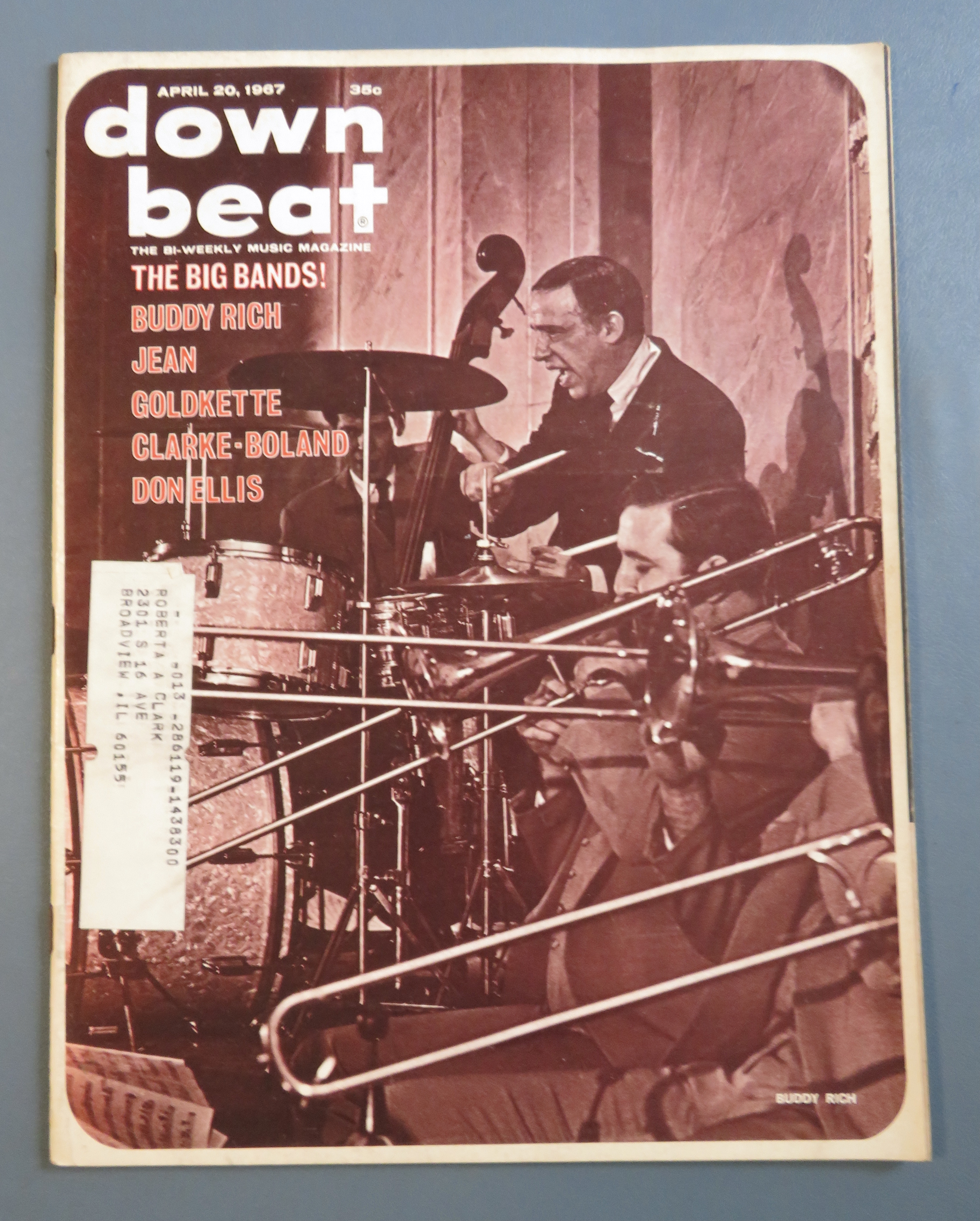 Downbeat Magazine April 20, 1967 The Big Bands
