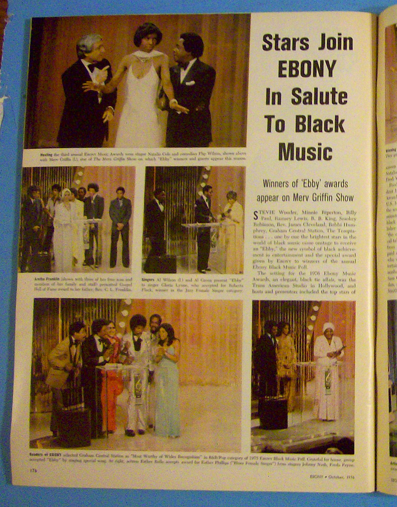Ebony Magazine-October 1976-Ebony's Tribute Black Music