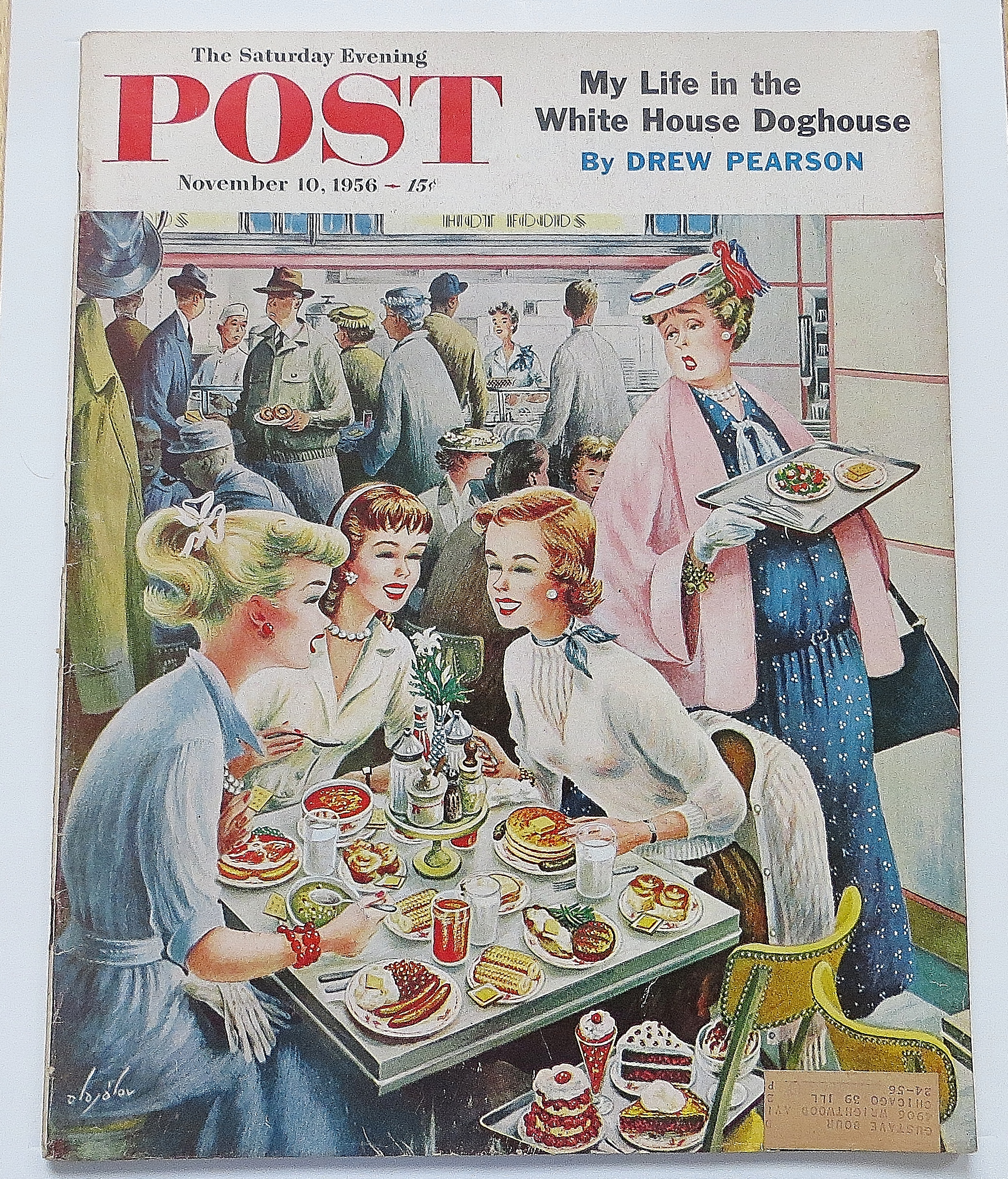 Saturday Evening Post November 10, 1956 Drew Pearson