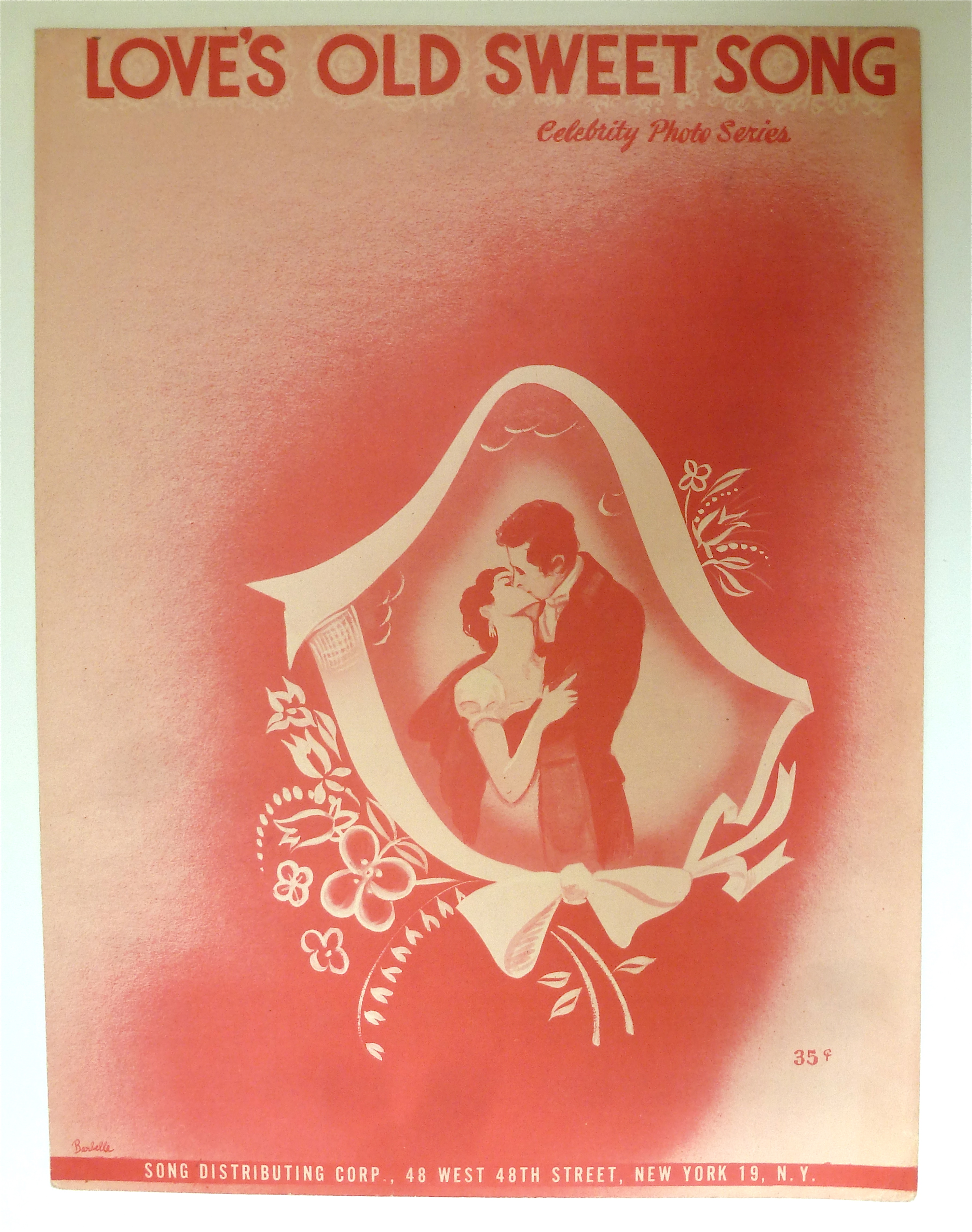 Sheet Music For 1940's Love's Old Sweet Song
