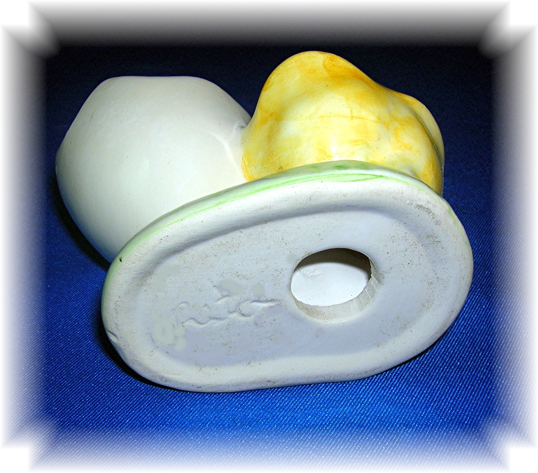Ceramic Egg Cup Baby Chick Artist Signed
