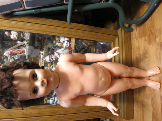 Vintage PlayPal Playmate Companion unmarked 34 inches tall