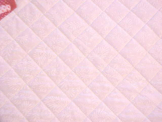 Throw Lap Quilt Wall Hanging Red White Grandmas Fans