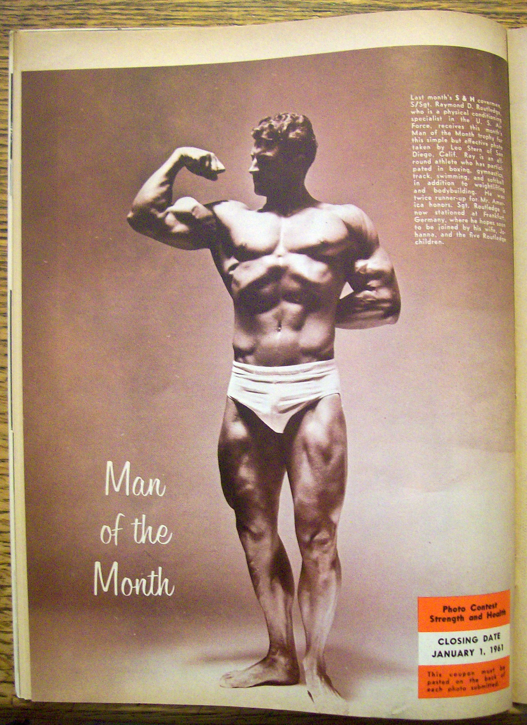 Strength & Health Magazine-January 1961-Andy Gropp Fam.