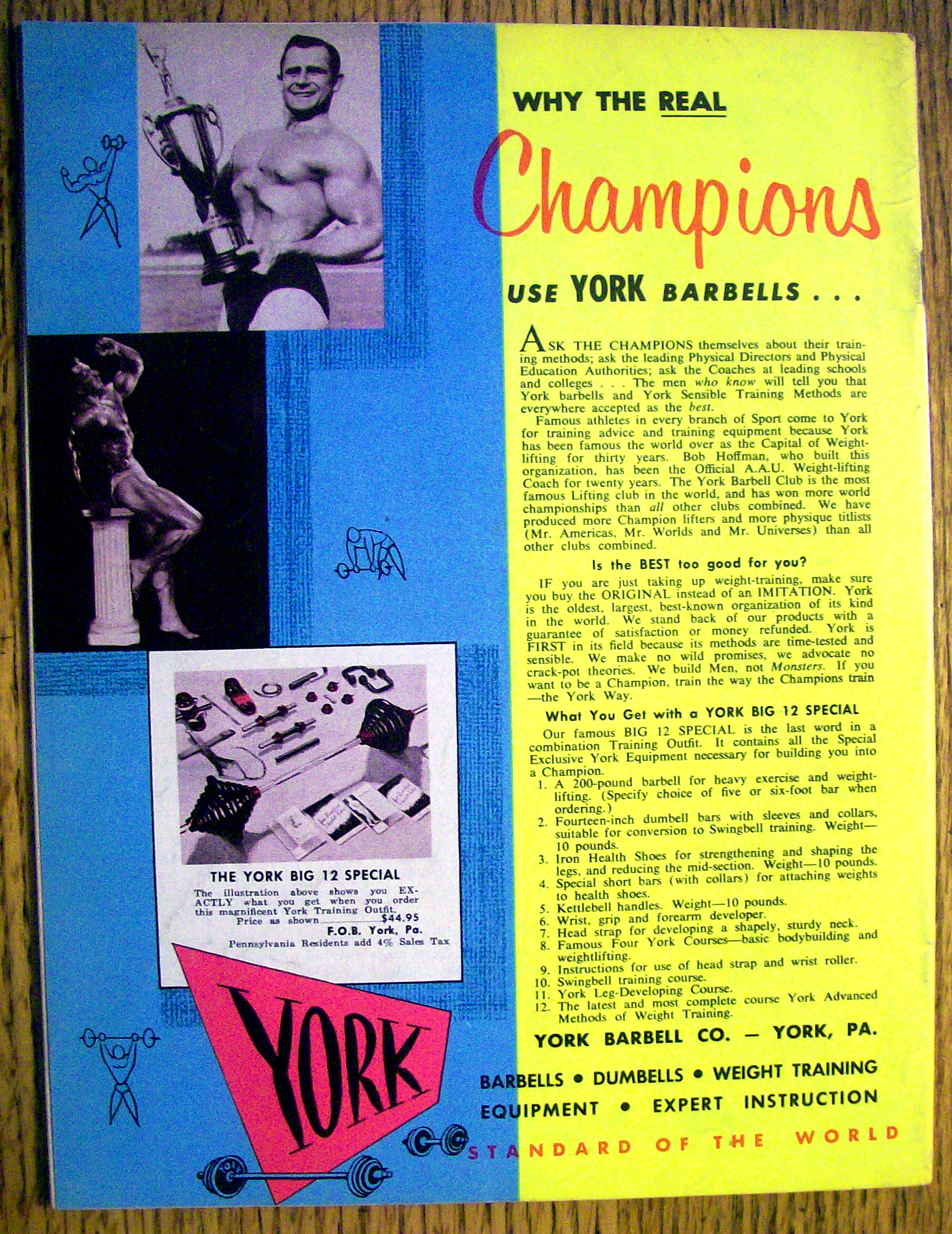 Strength & Health Magazine-January 1961-Andy Gropp Fam.