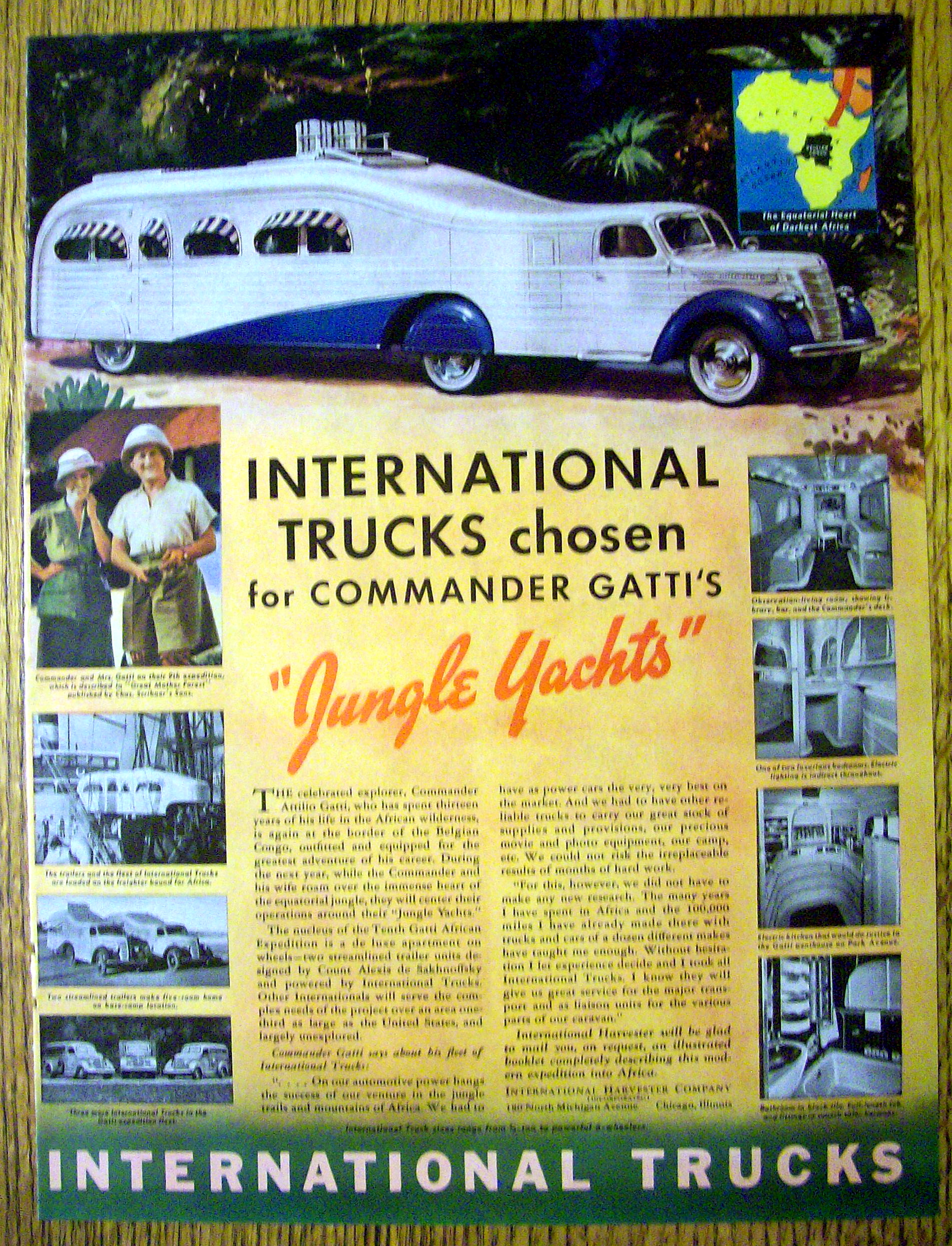 1938 International Trucks w/ Commander & Mrs. Gatti