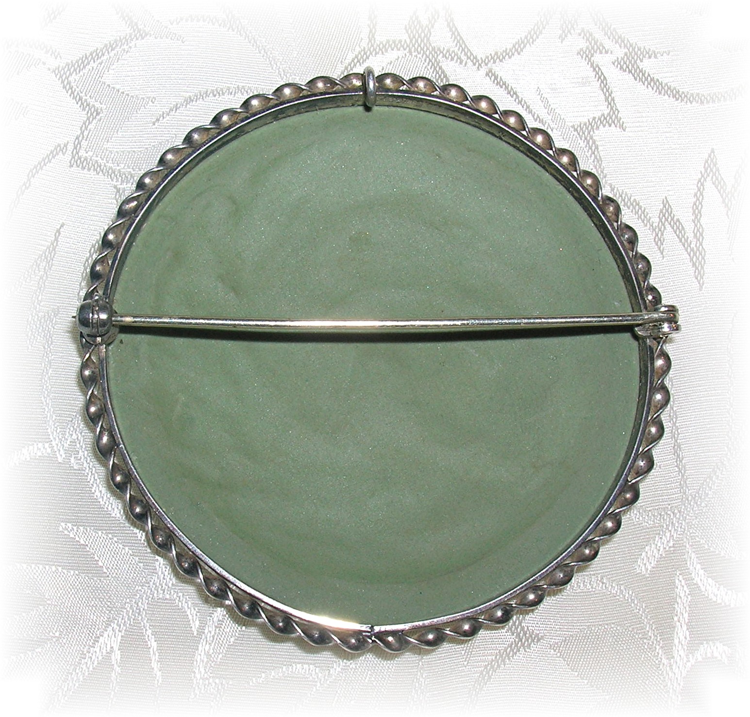 Sterling Silver Three Graces Jasper Brooch