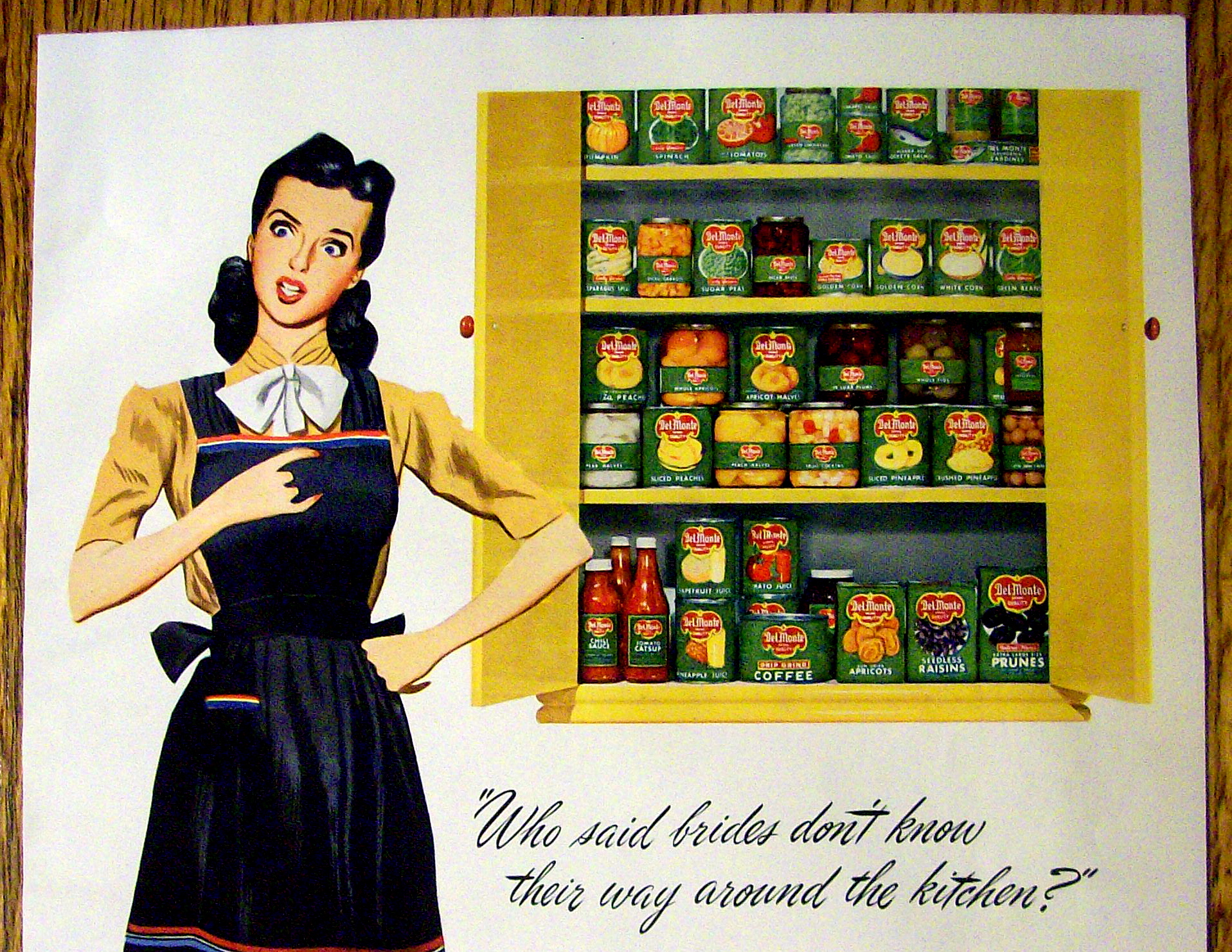 1945 Del Monte Canned Foods