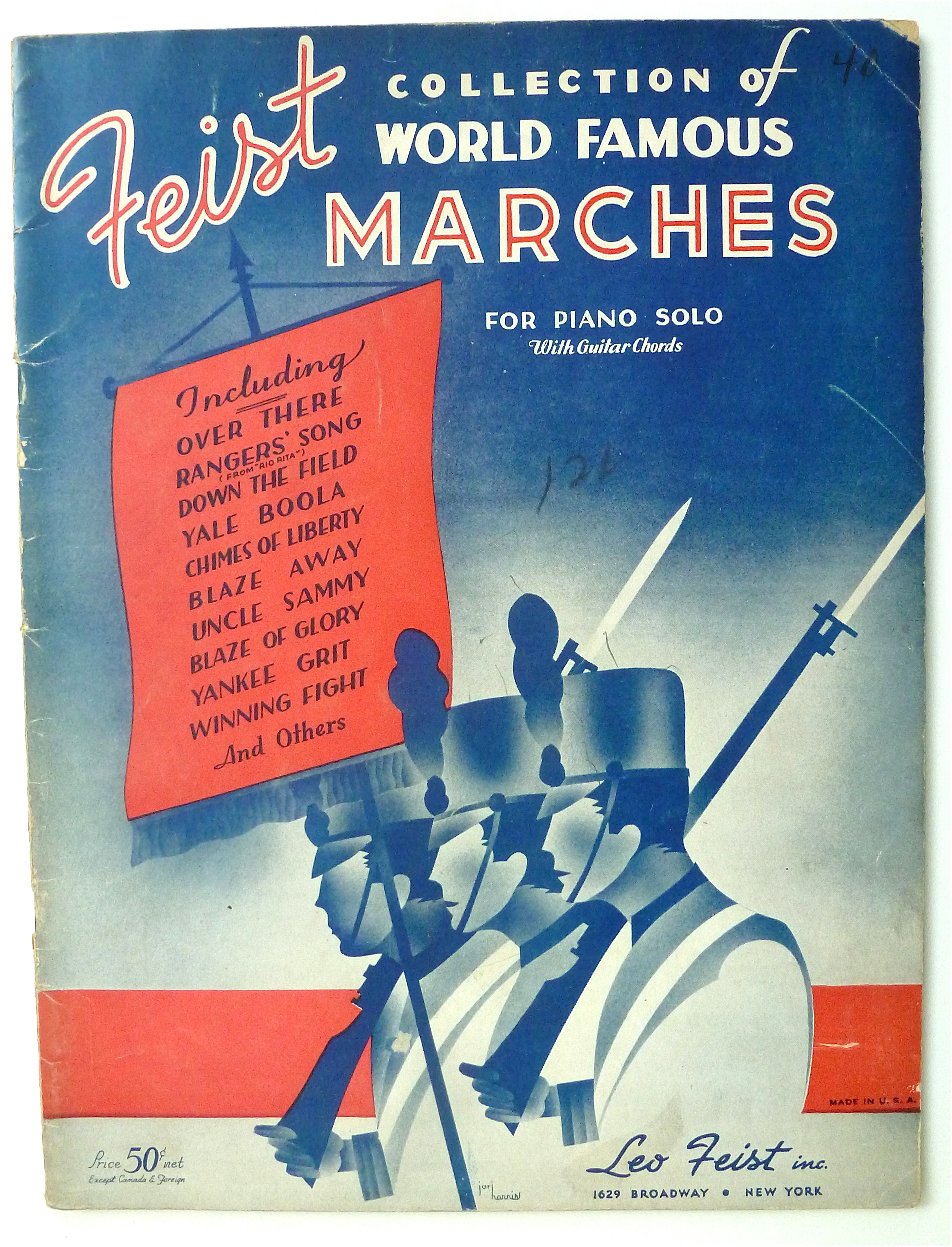Sheet Music 1936 Feist Collection Of Famous Marches