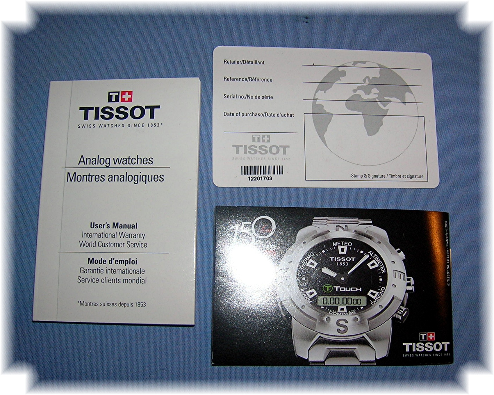 Wristwatch Ladies TISSOT Swiss  Original Box