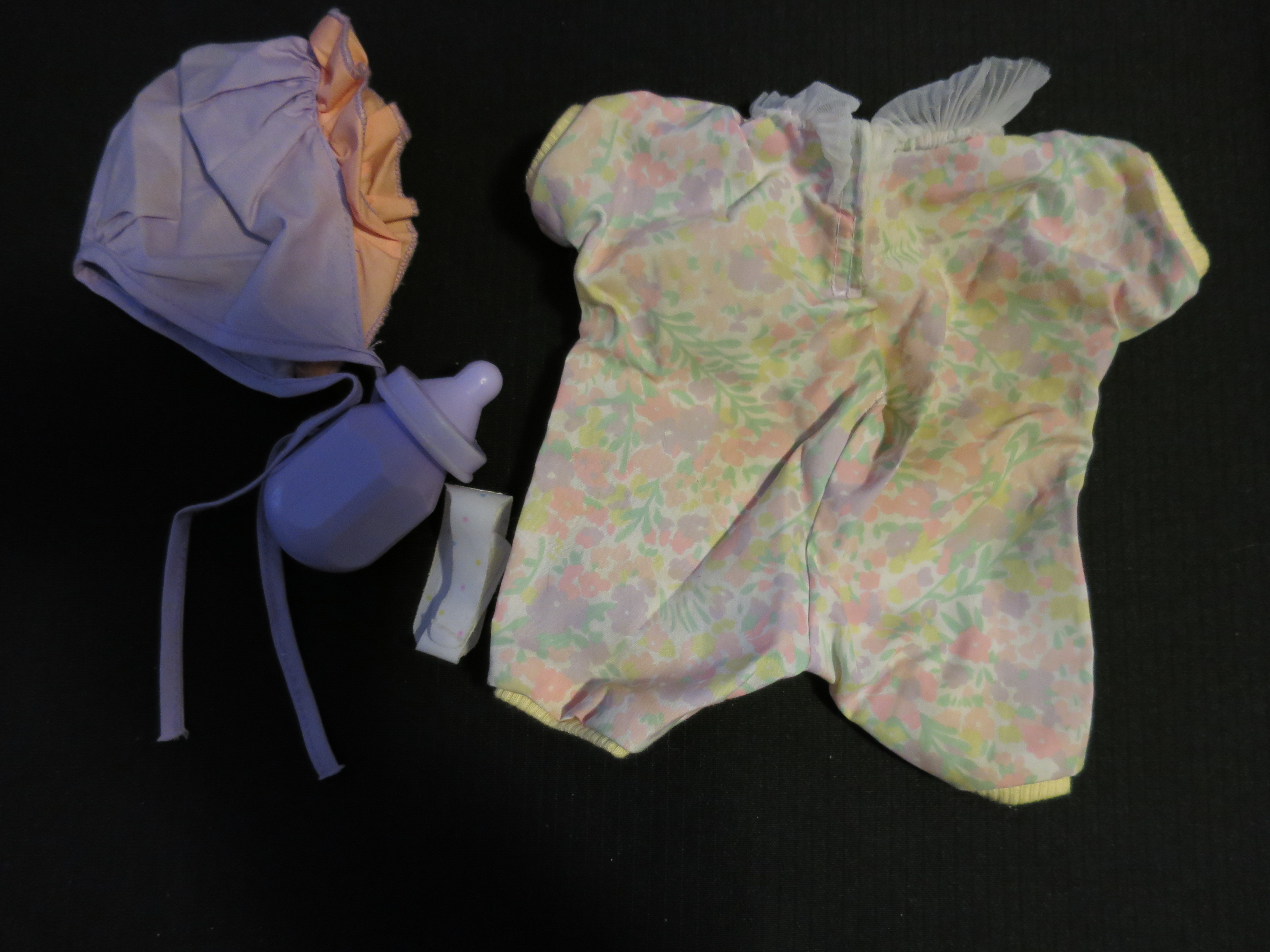 Magic Nursery Doll outfit bonnet bottle id bracelet replacement