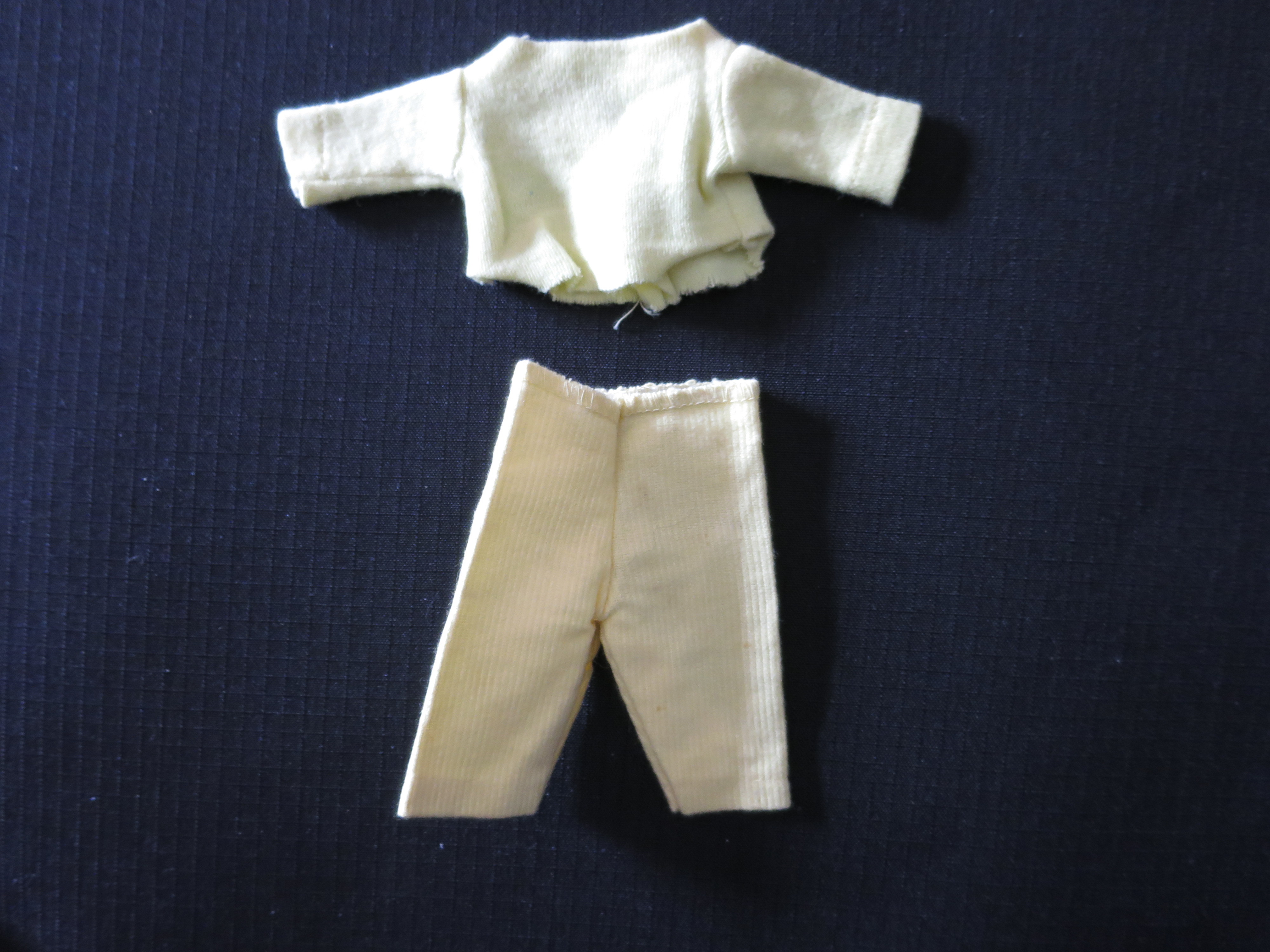 Vintage Vogue Ginny yellow shirt tagged and yellow corduroy pants