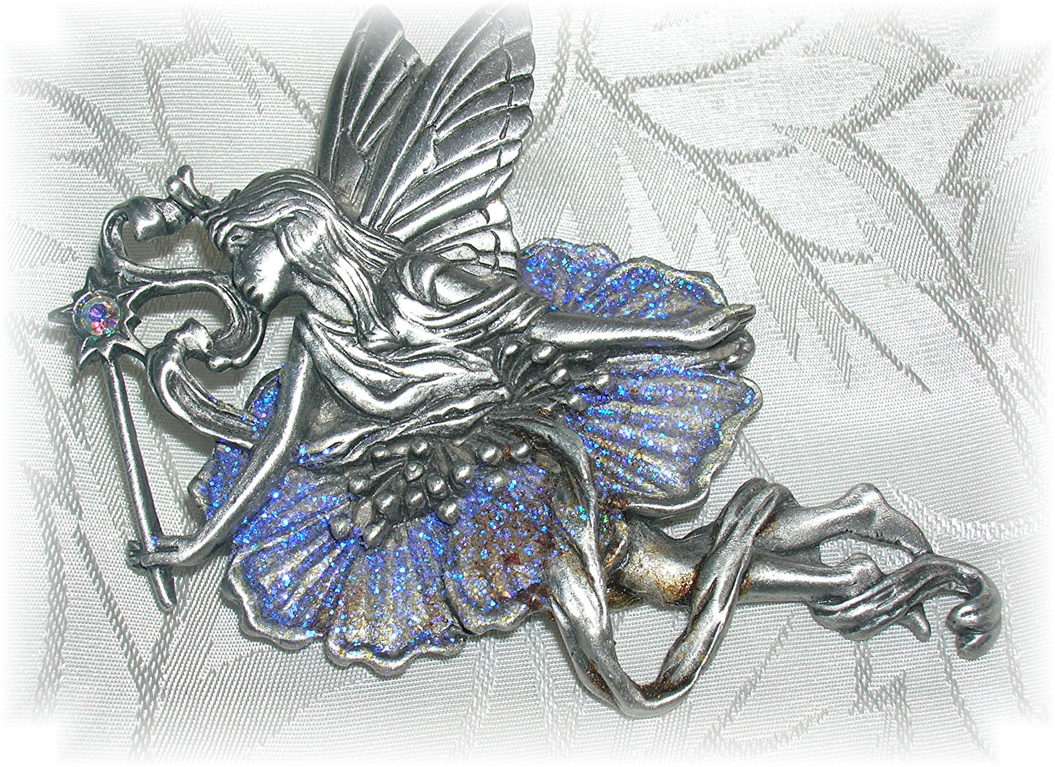 Signed Jj, Vintage Fab Fairy Brooch
