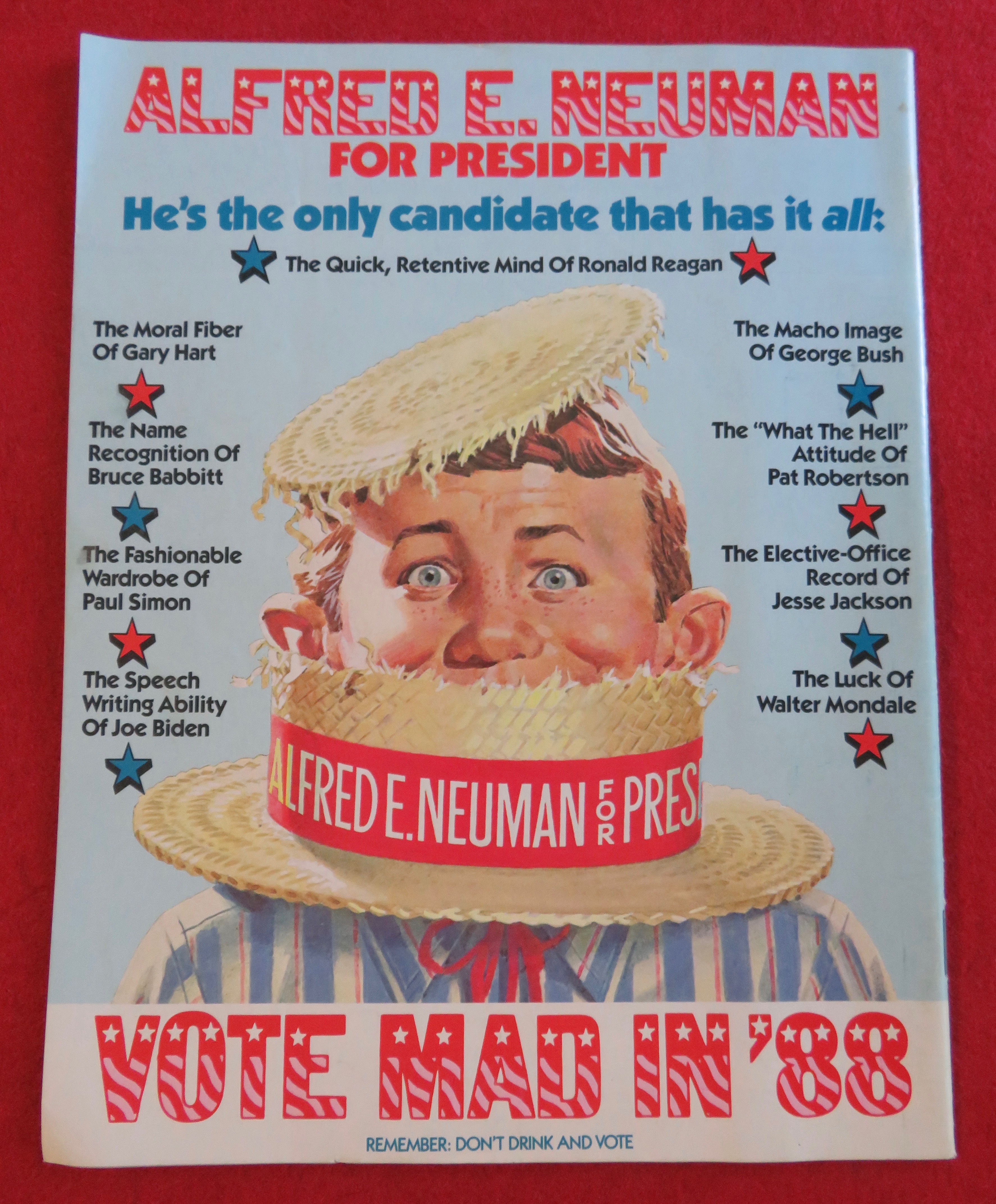 Mad Magazine July 1988 Three Men & A Baby
