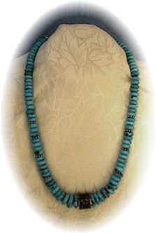 Sleeping Beauty Turquoise Sterling Silver Necklace