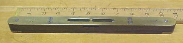 W. Marples & Sons Rosewood & Brass Level 10 inch