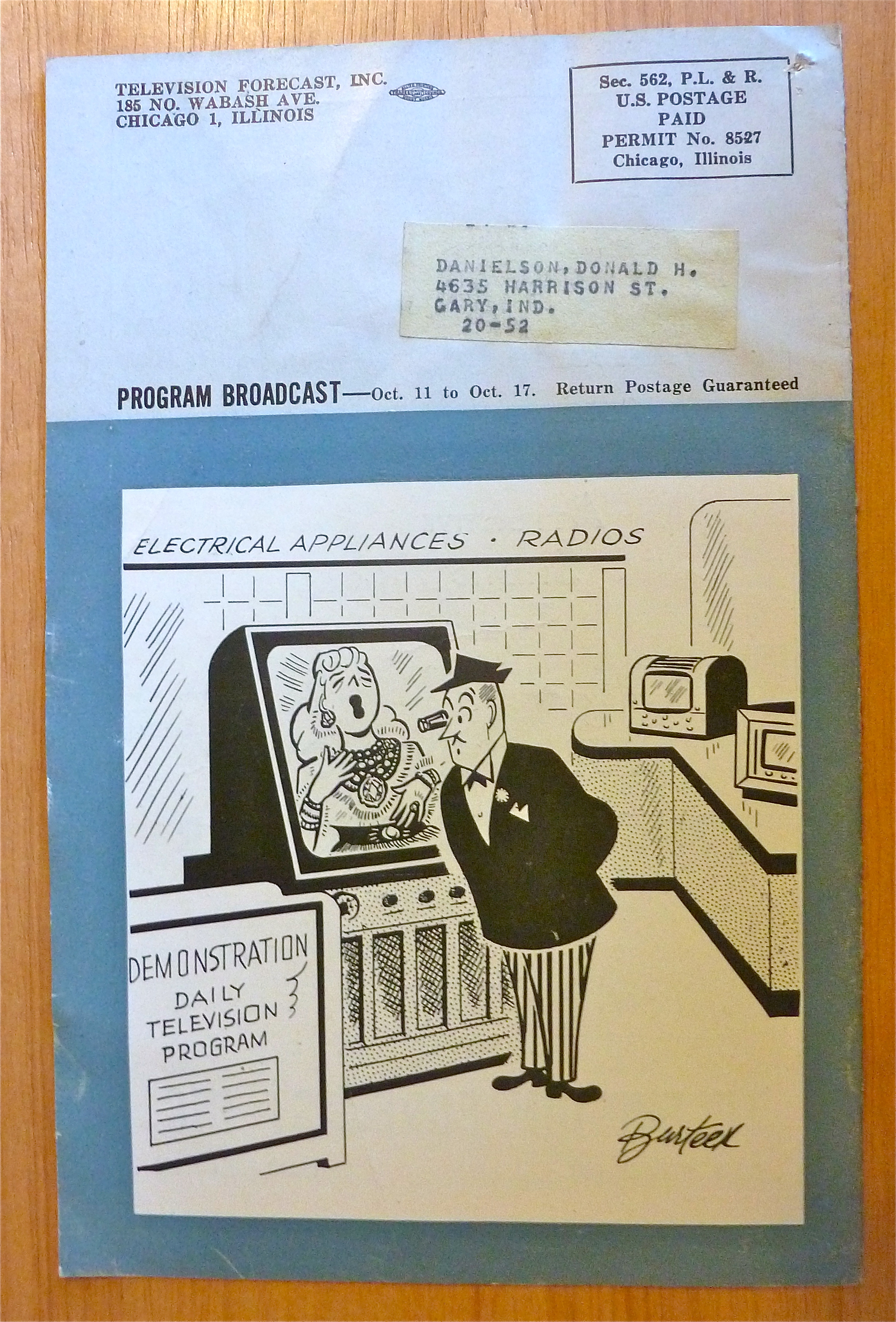 1948 Chicago Television Forecast Vol.1-#23 Johnny Hill