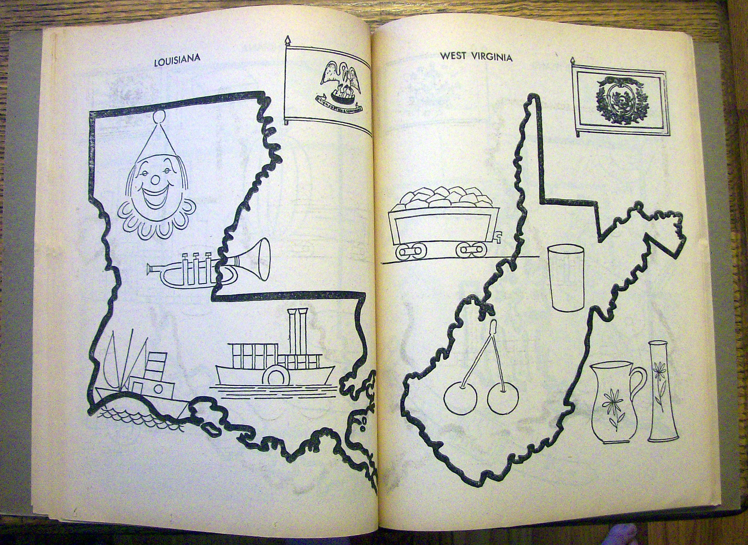 Fifty States To Color 1960 (Treasure Coloring Book)