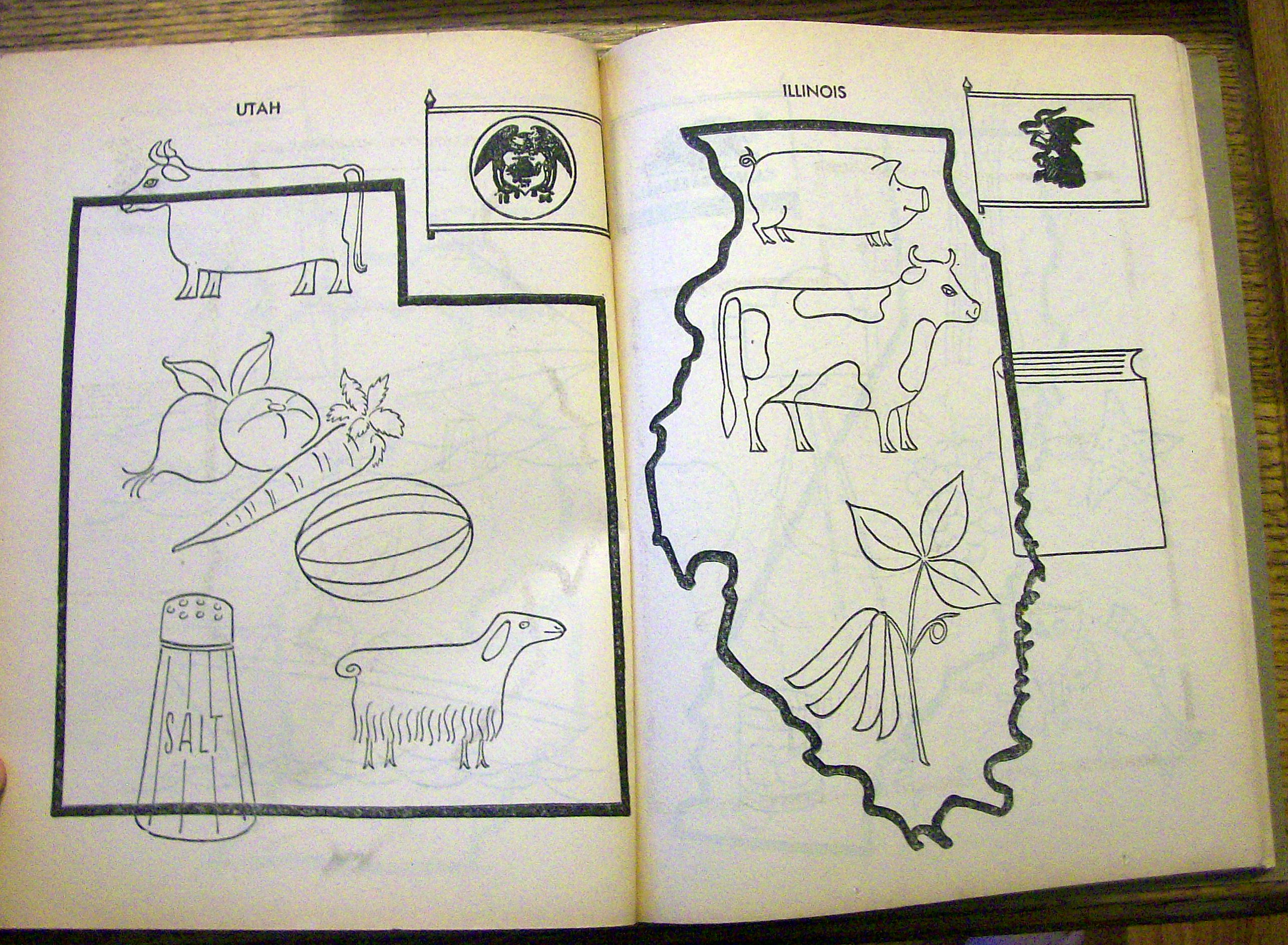Fifty States To Color 1960 (Treasure Coloring Book)