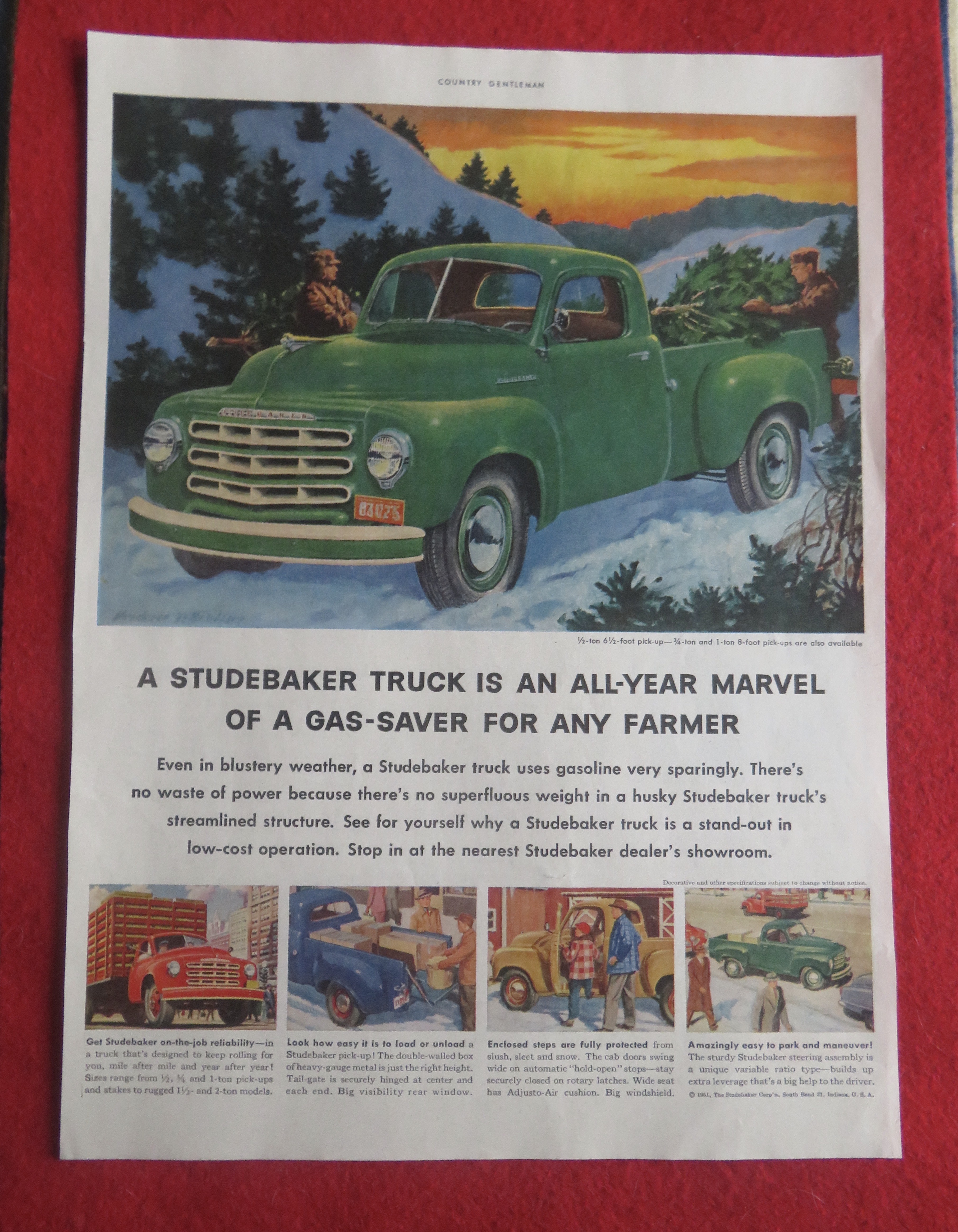 1951 Studebaker Truck with Half Ton Pick Up Truck