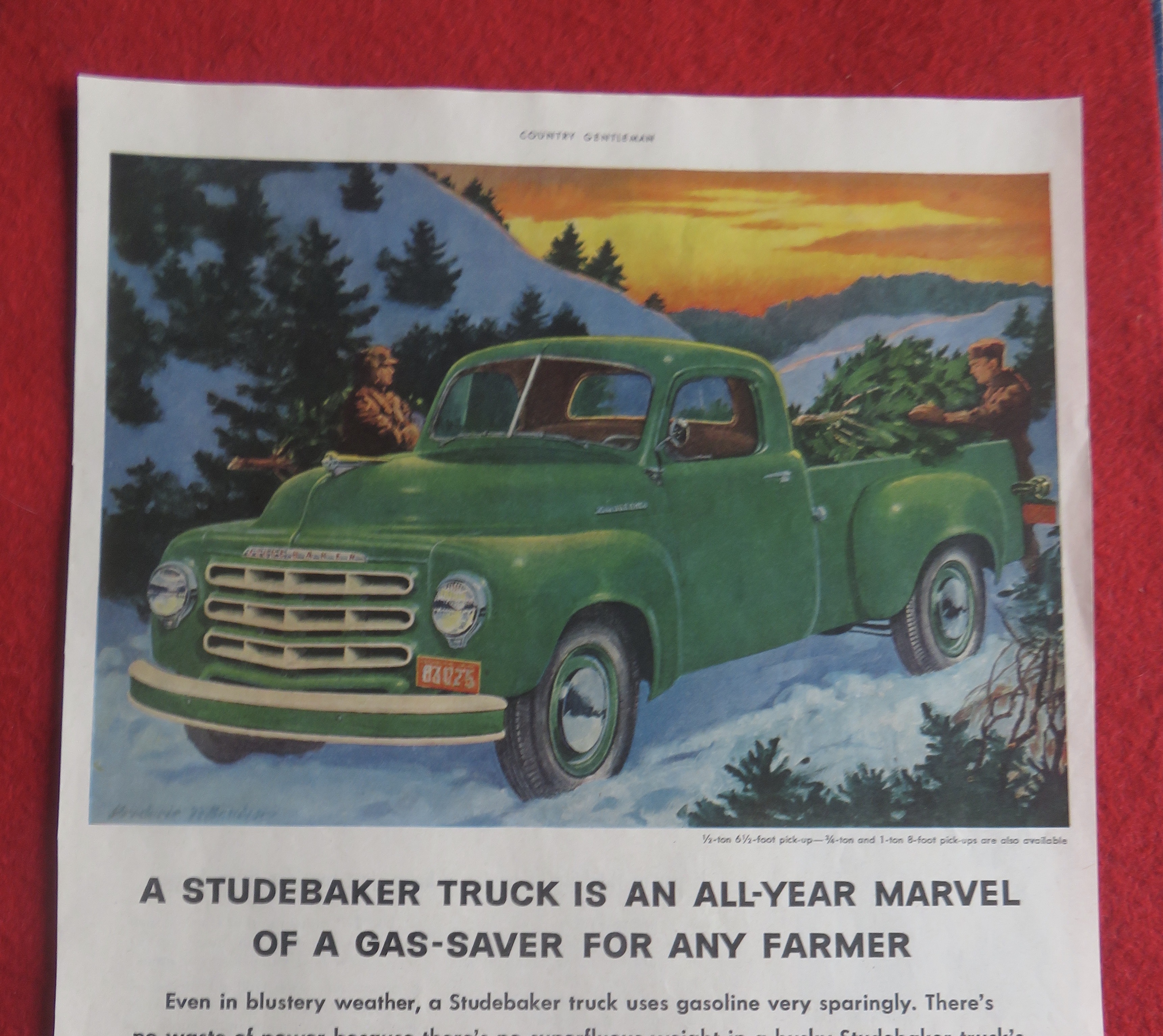 1951 Studebaker Truck with Half Ton Pick Up Truck