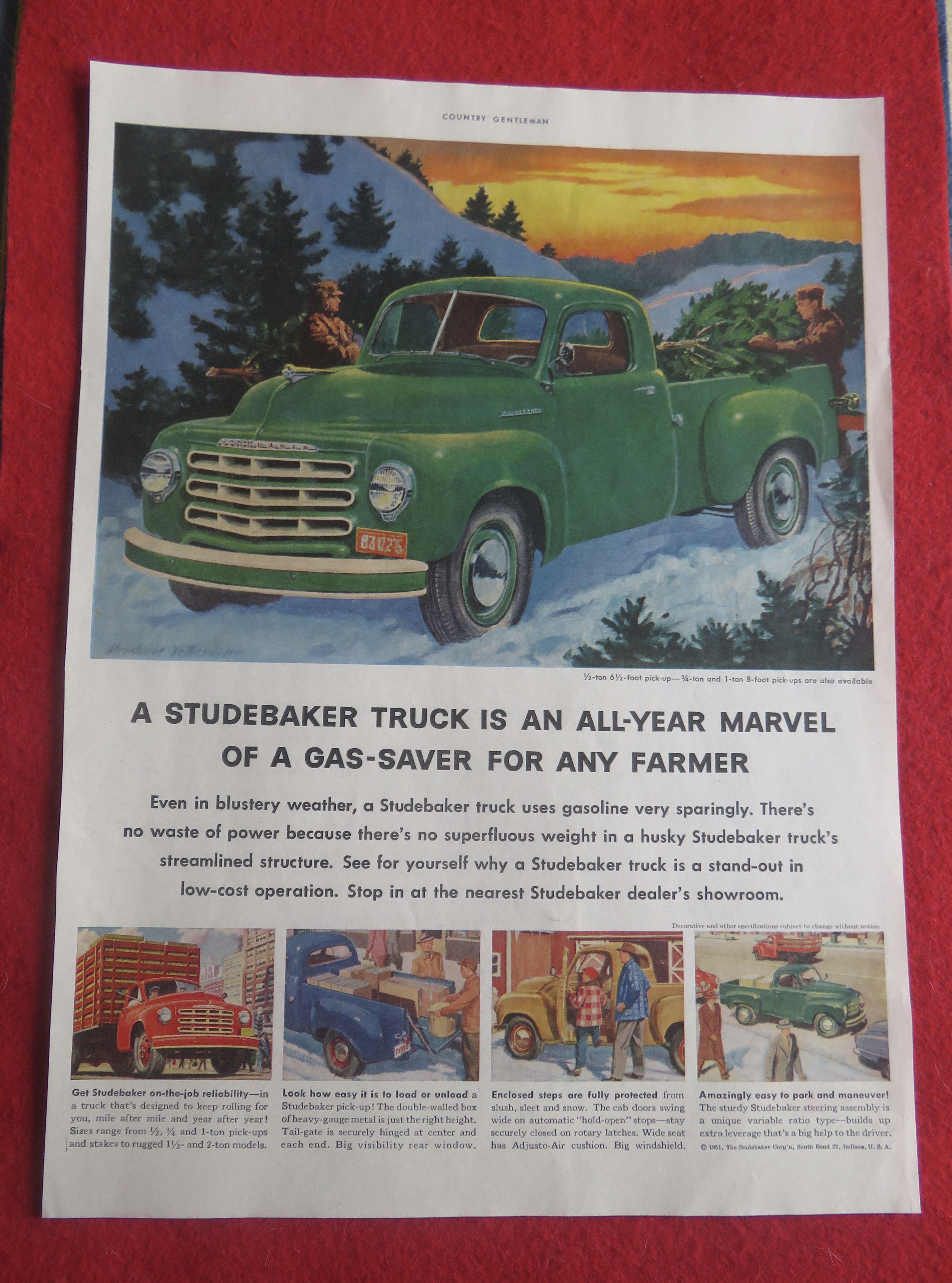 1951 Studebaker Truck with Half Ton Pick Up Truck