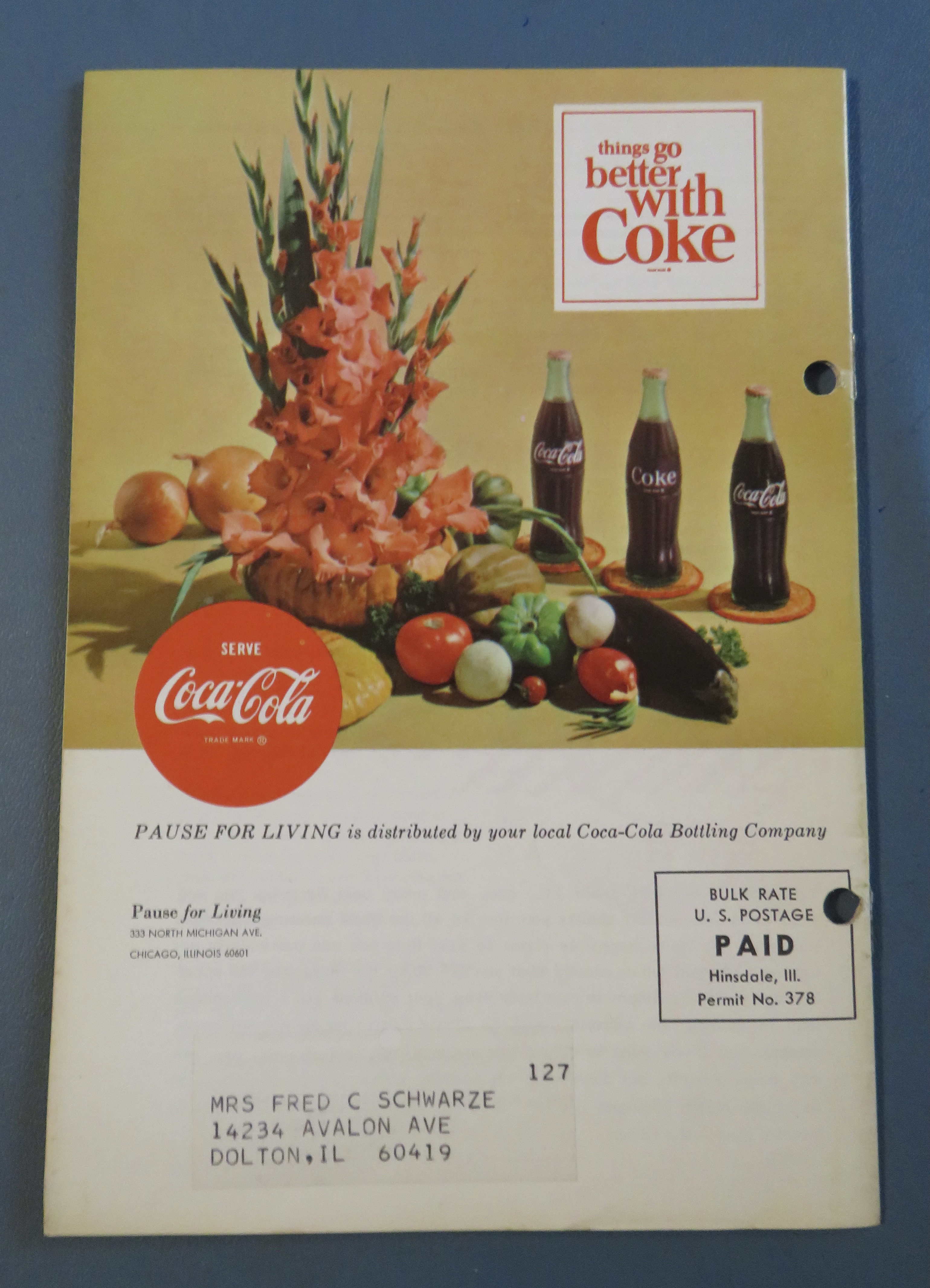 Pause For Living Magazine (Coke) Autumn 1967