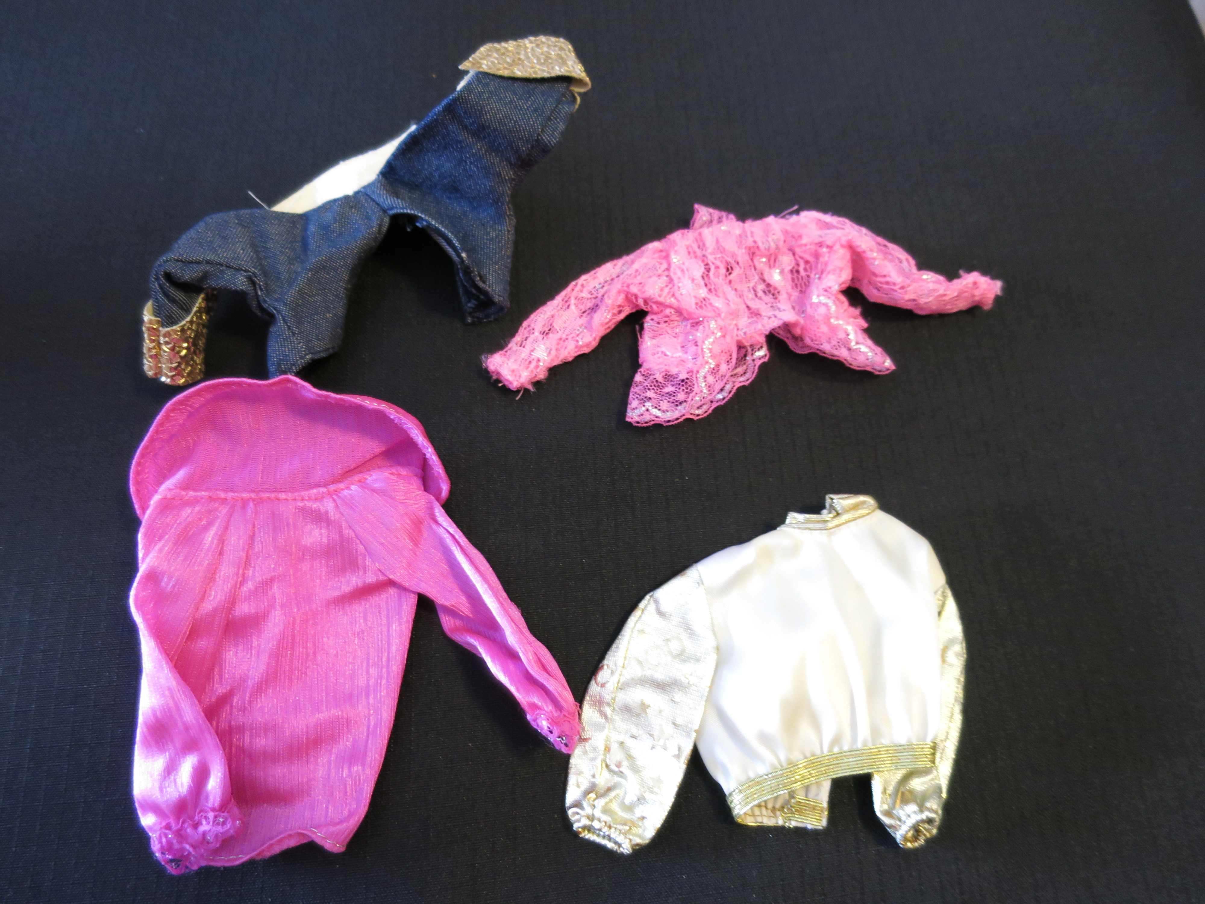 Vintage Barbie Doll coat lot of four no tags