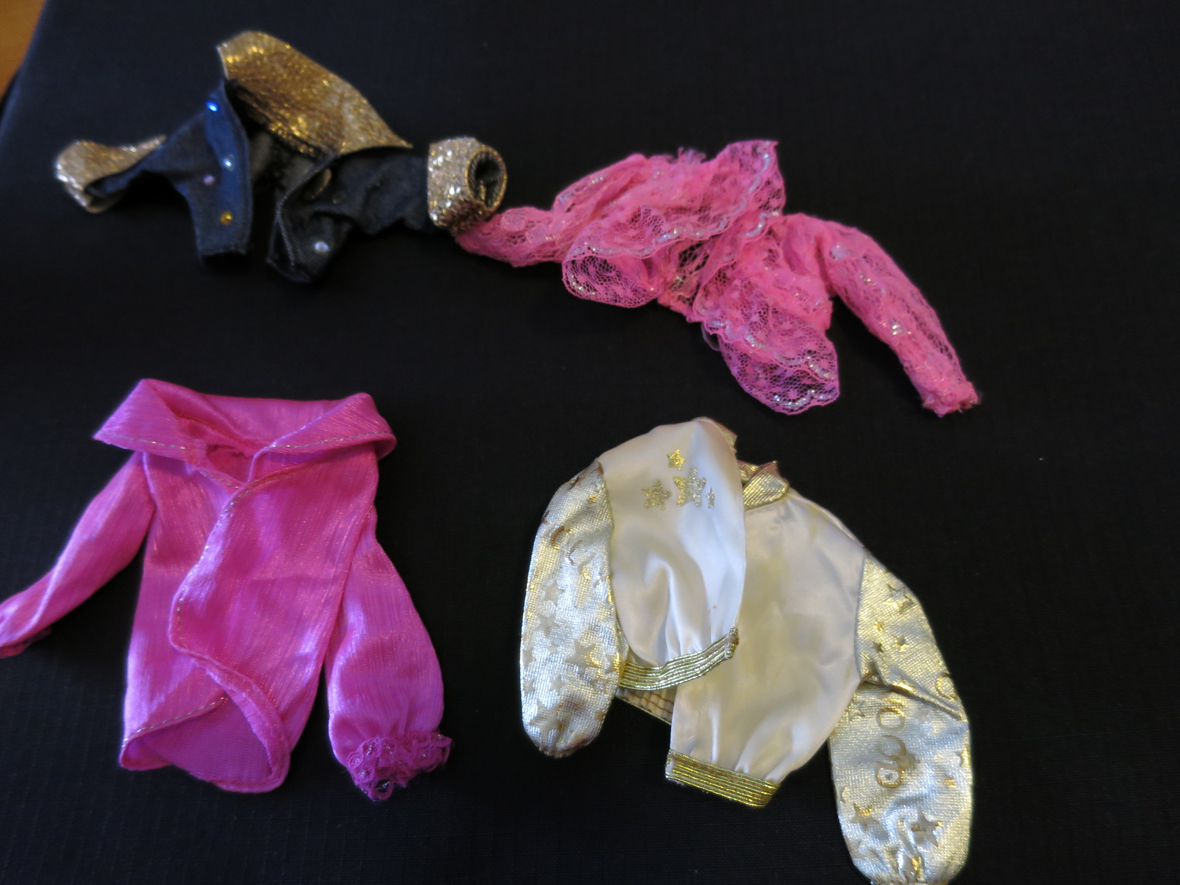 Vintage Barbie Doll coat lot of four no tags