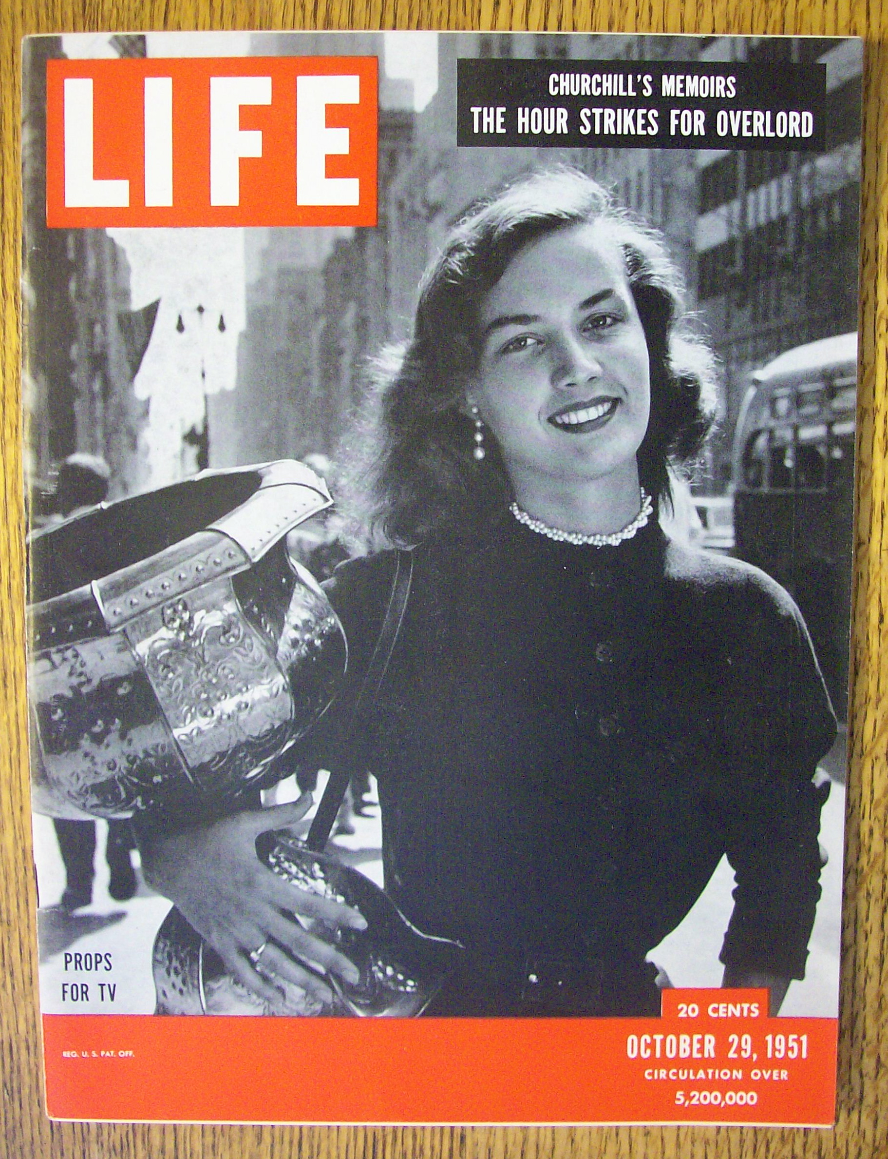 Life Magazine-October 29, 1951-Props For TV