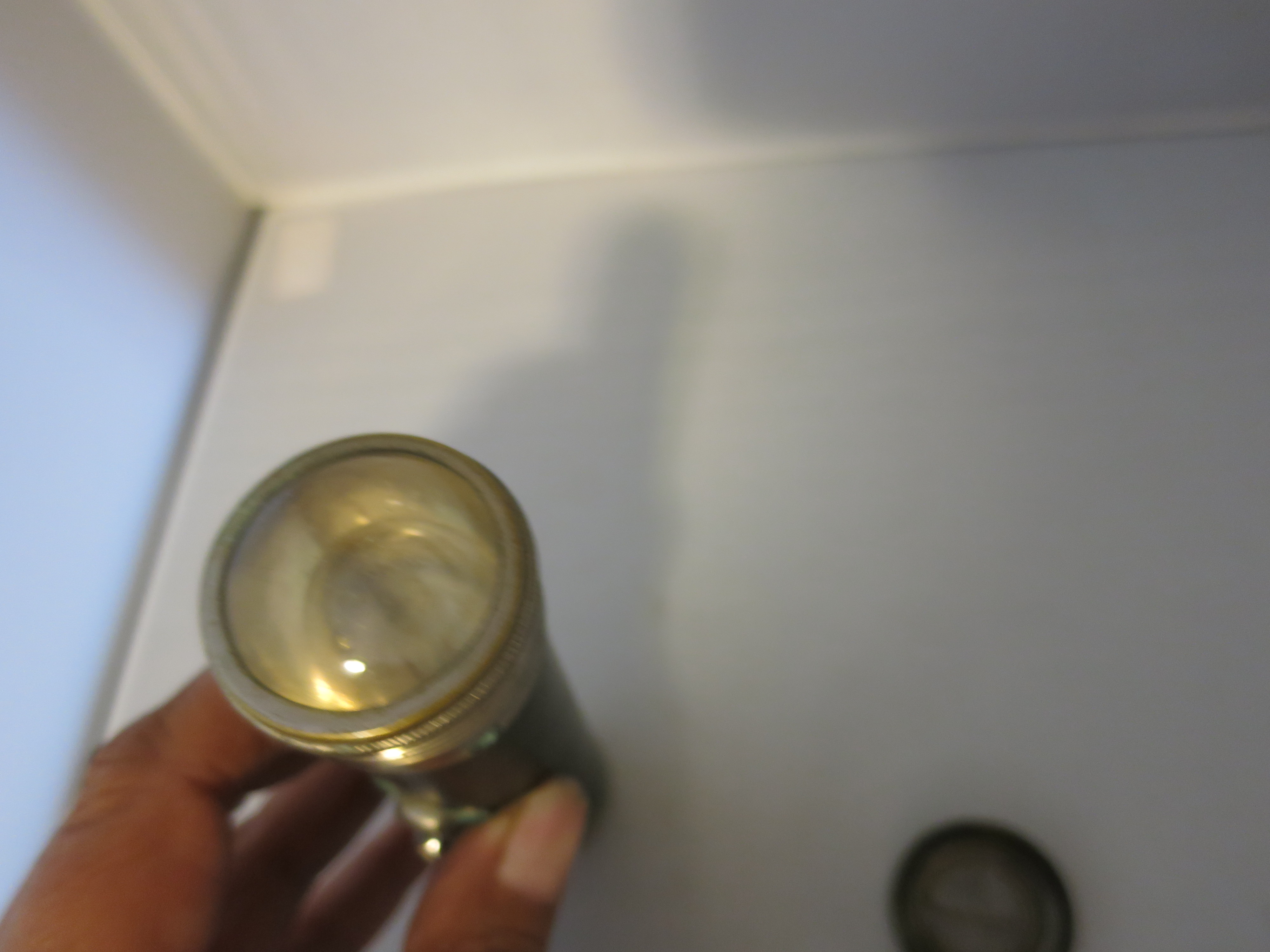 Flashlight Fish Eye Lens Convex Glass Lens Original Bulb 5.5 long
