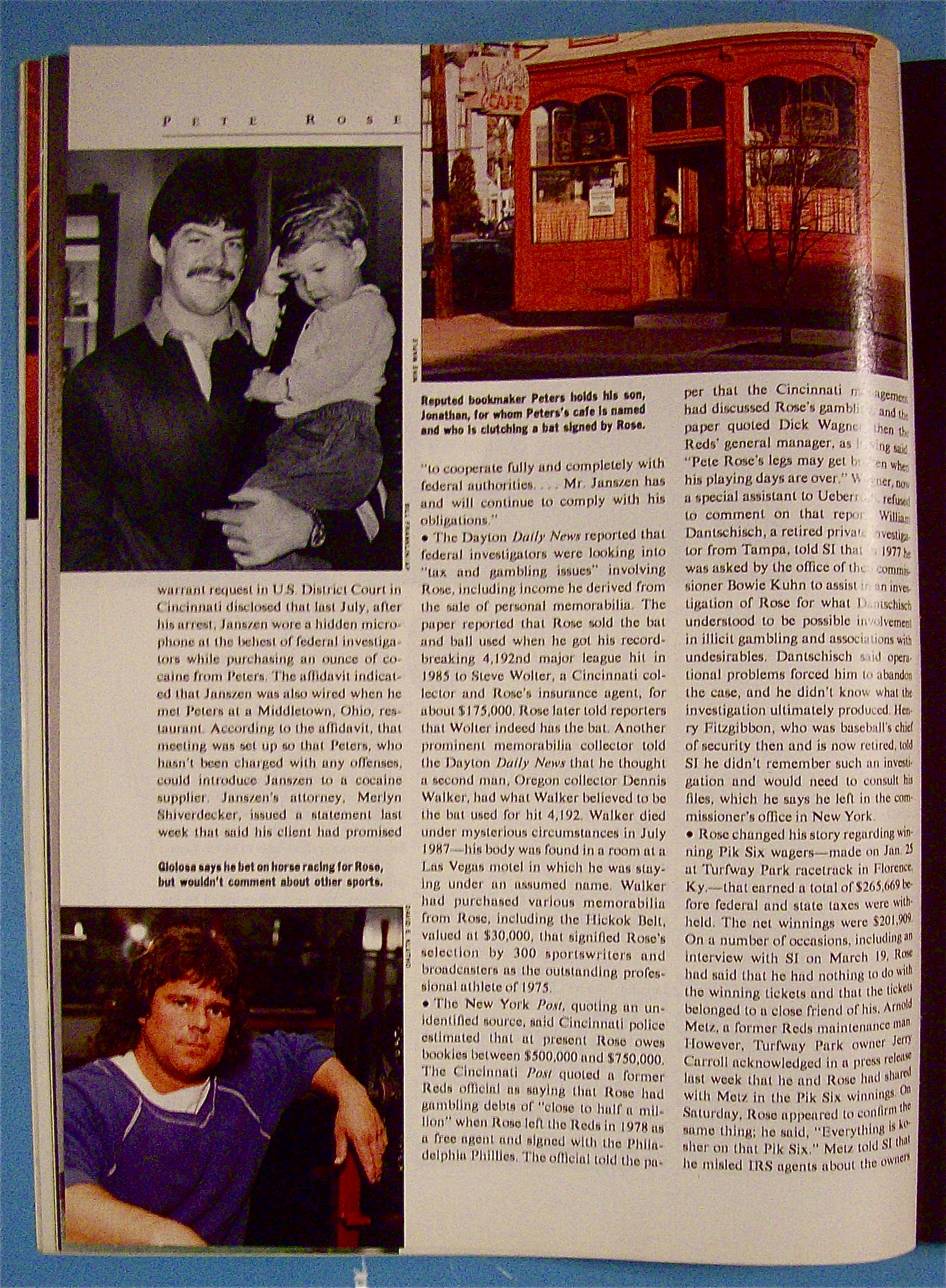 Sports Illustrated Magazine-April 3, 1989-Pete Rose