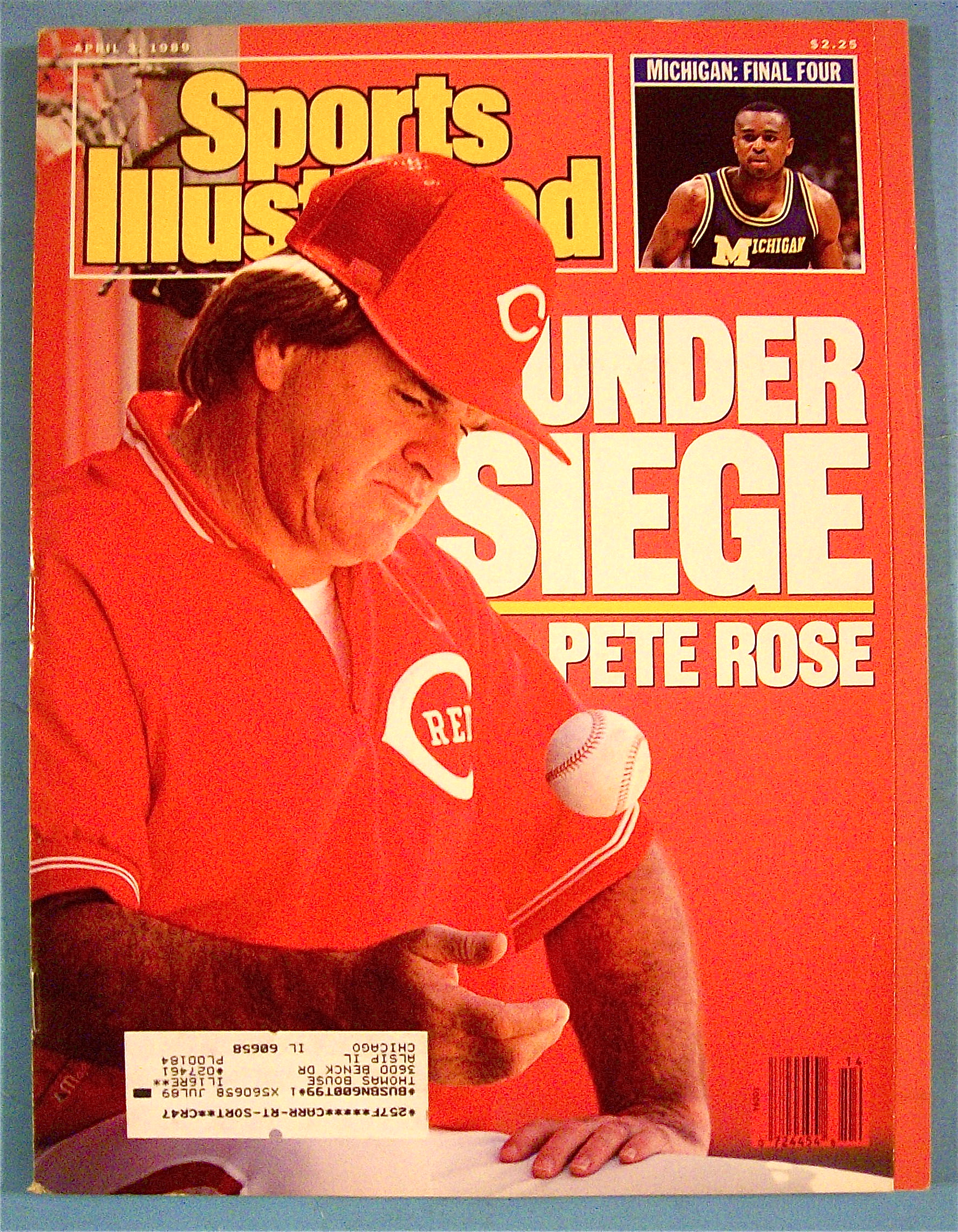 Sports Illustrated Magazine-April 3, 1989-Pete Rose